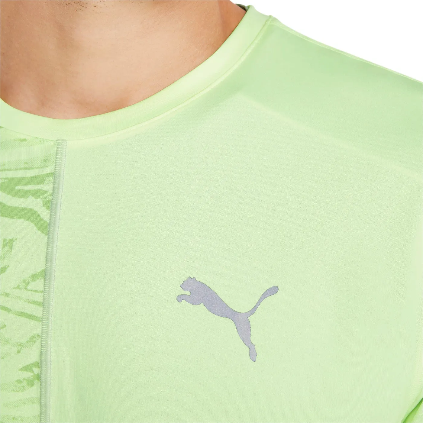 Puma RUN Graphic SS Tee M 521402-37 fizzy light