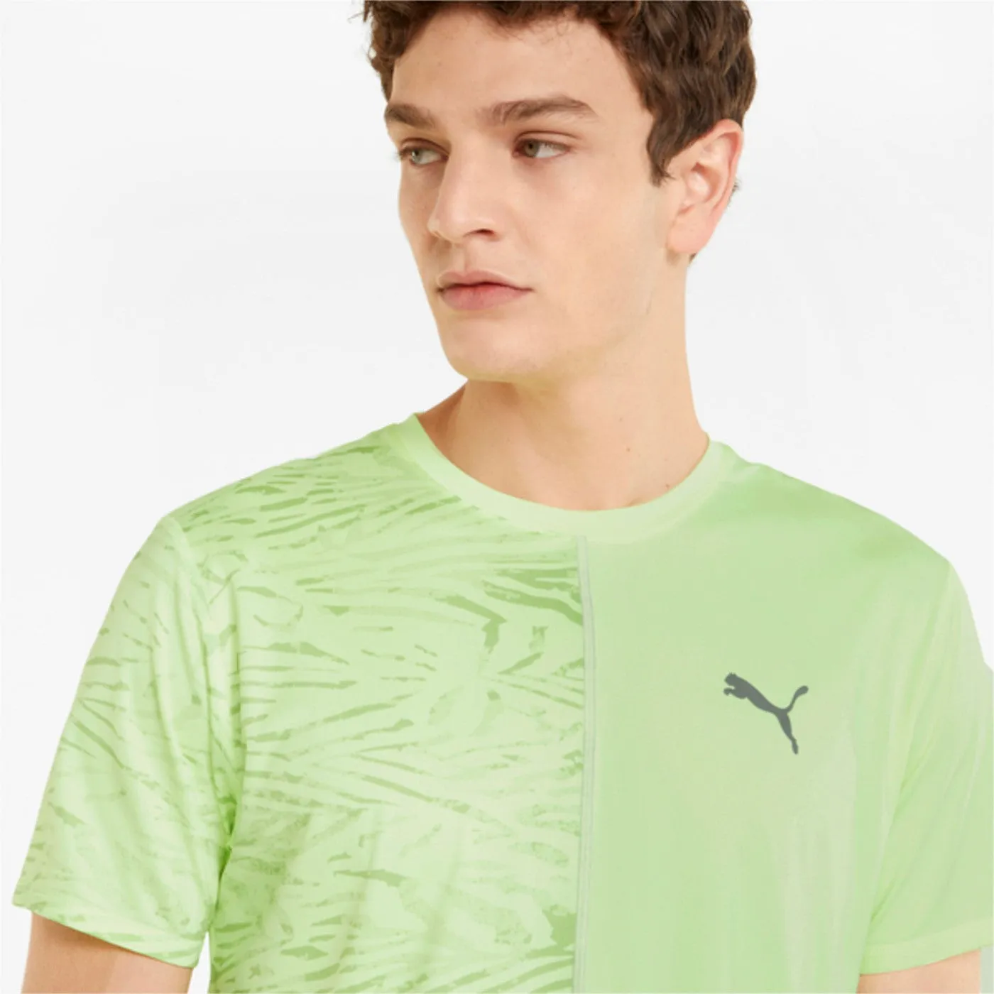 Puma RUN Graphic SS Tee M 521402-37 fizzy light