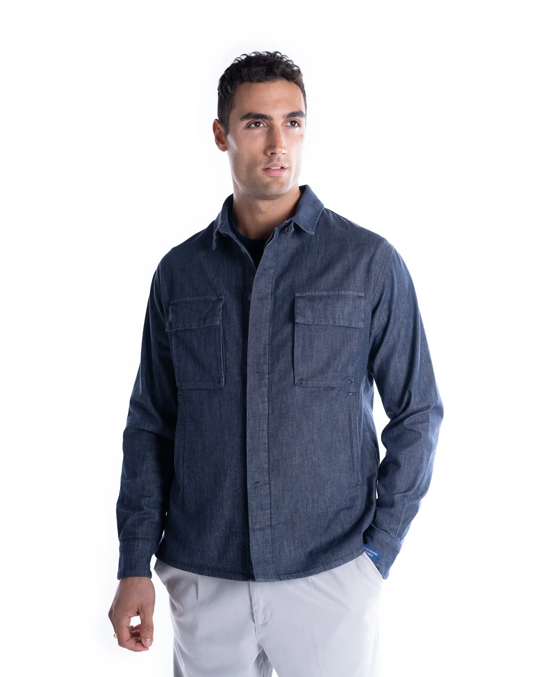 RE-HASH OVER SHIRT TASCHE DENIM