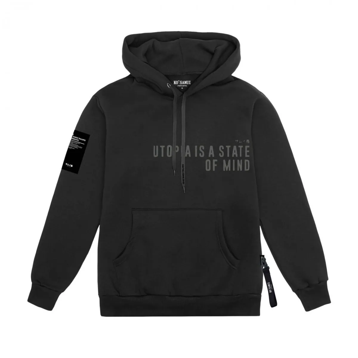 Reflector Hoodie, Nero