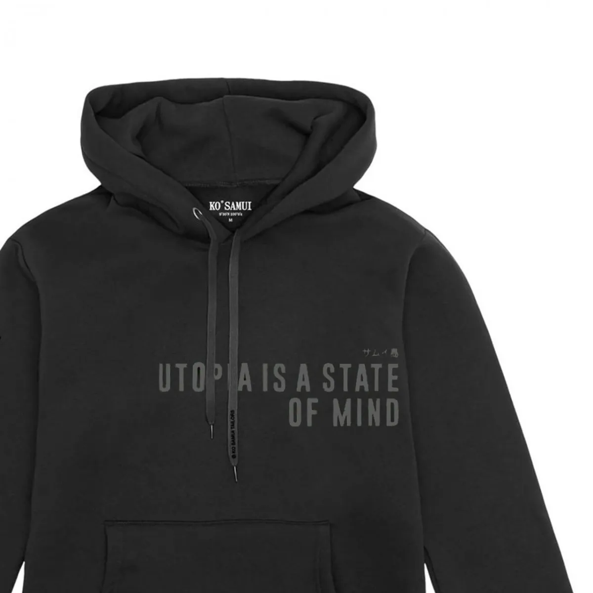 Reflector Hoodie, Nero