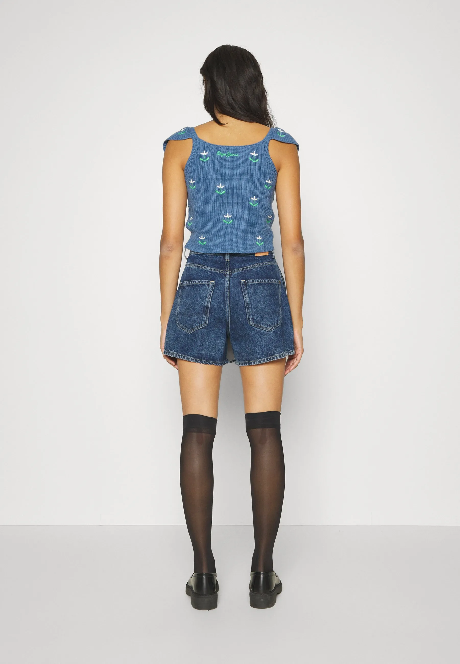 REGULAR SKORT OCEAN - Shorts di jeans