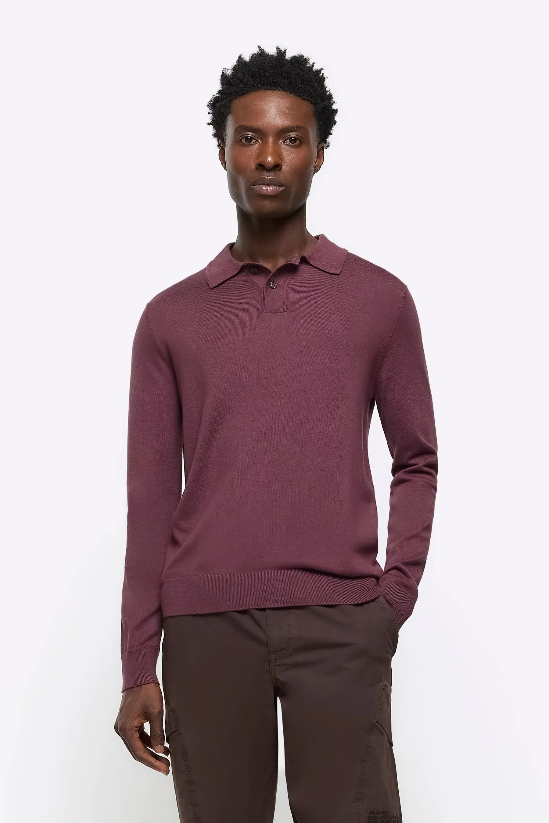 River Island - Polo lavorata