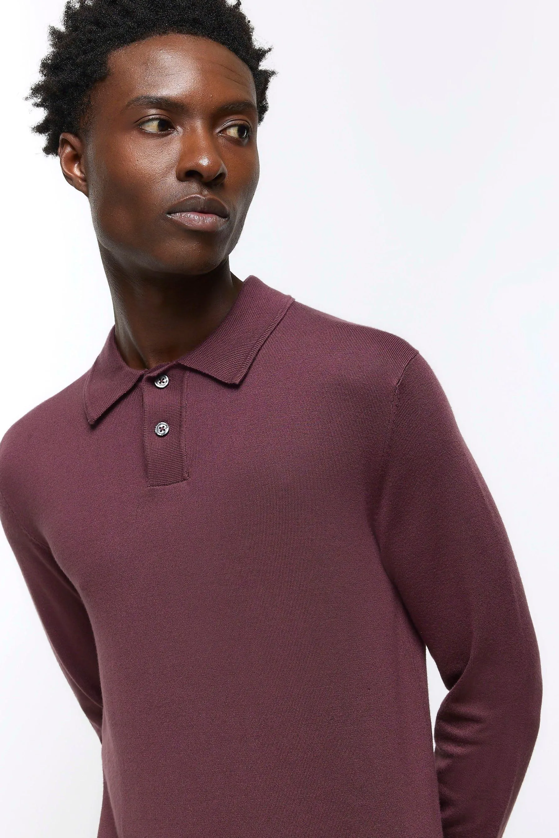 River Island - Polo lavorata