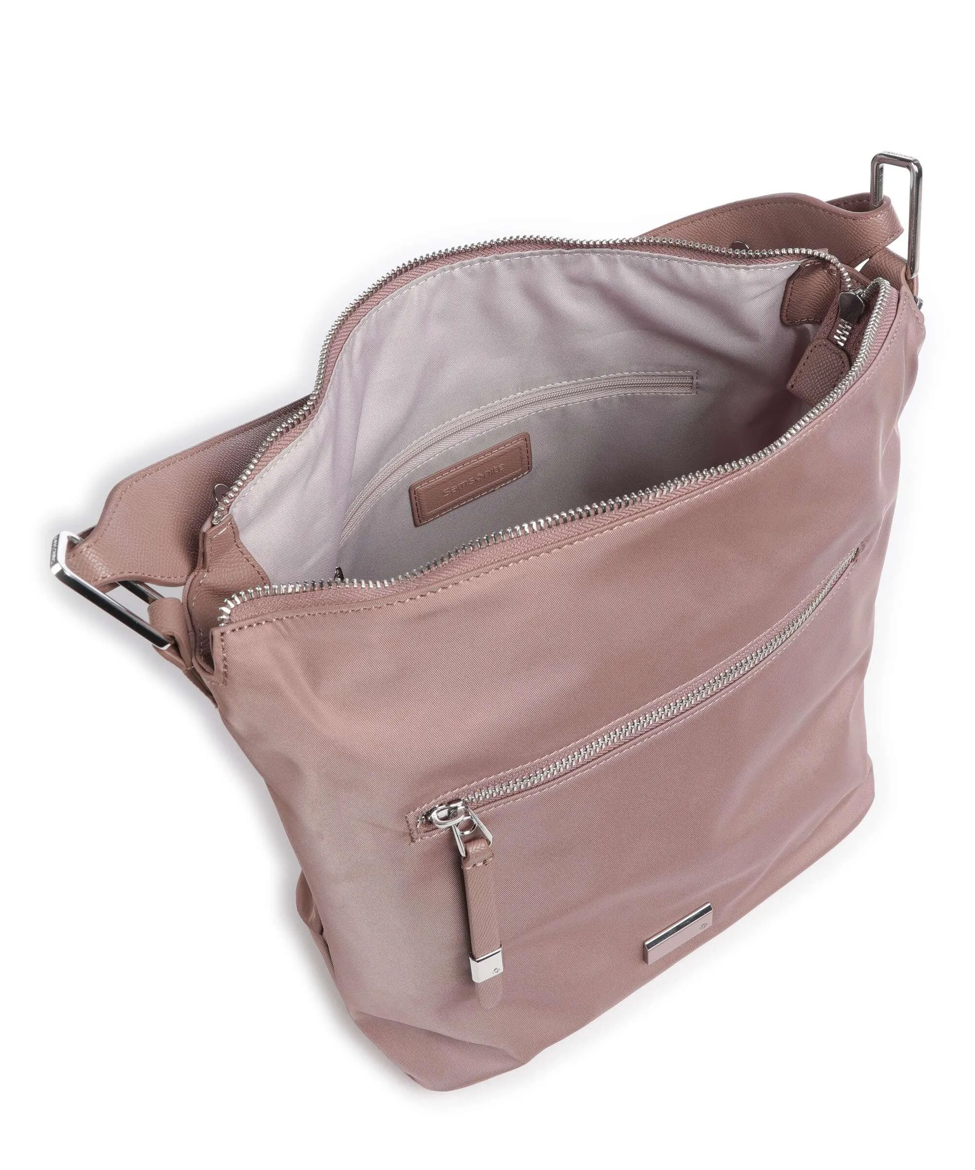  Samsonite BE HER M Borsa hobo poliestere riciclato rosa antico  