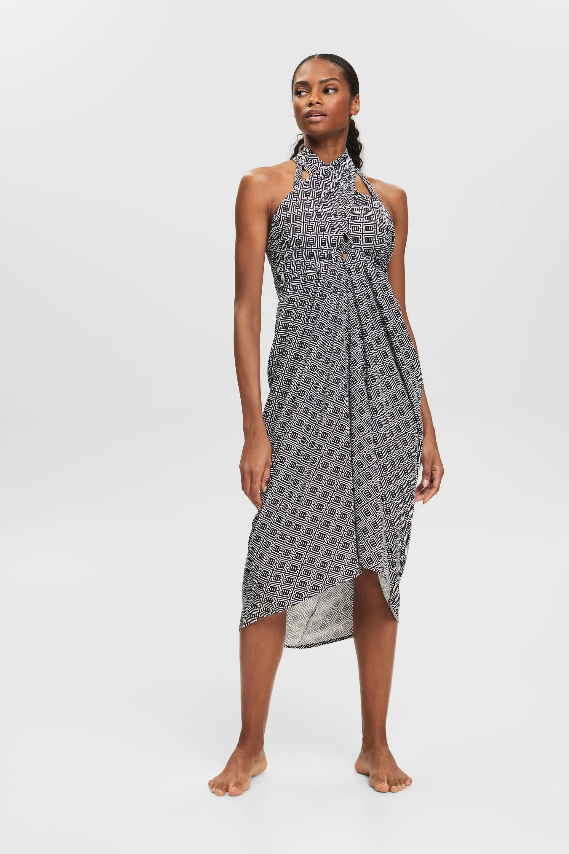 Sarong convertibile a fantasia