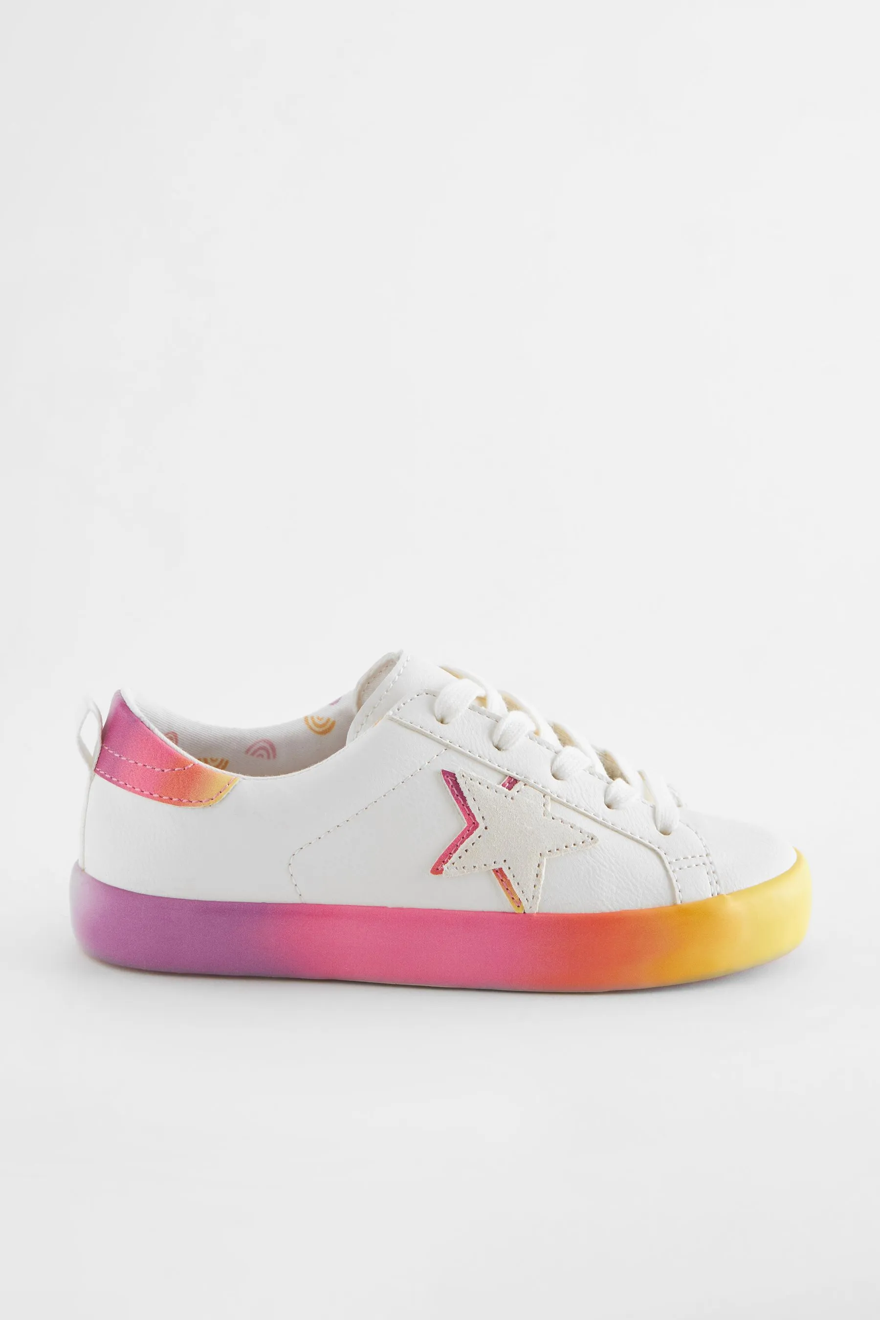 Scarpe da ginnastica stringate con stelle    