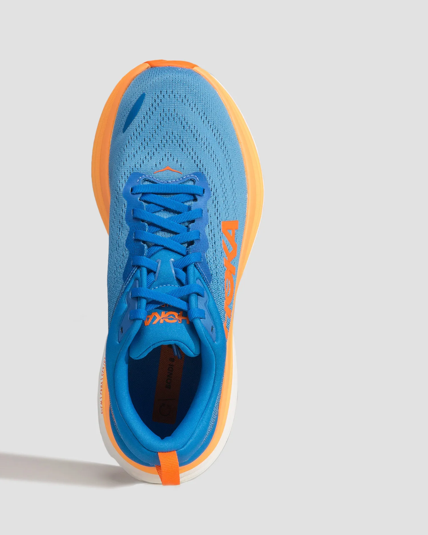 Scarpe da uomo Hoka Bondi 8 1123202-coastal-sky-vibrant-orange