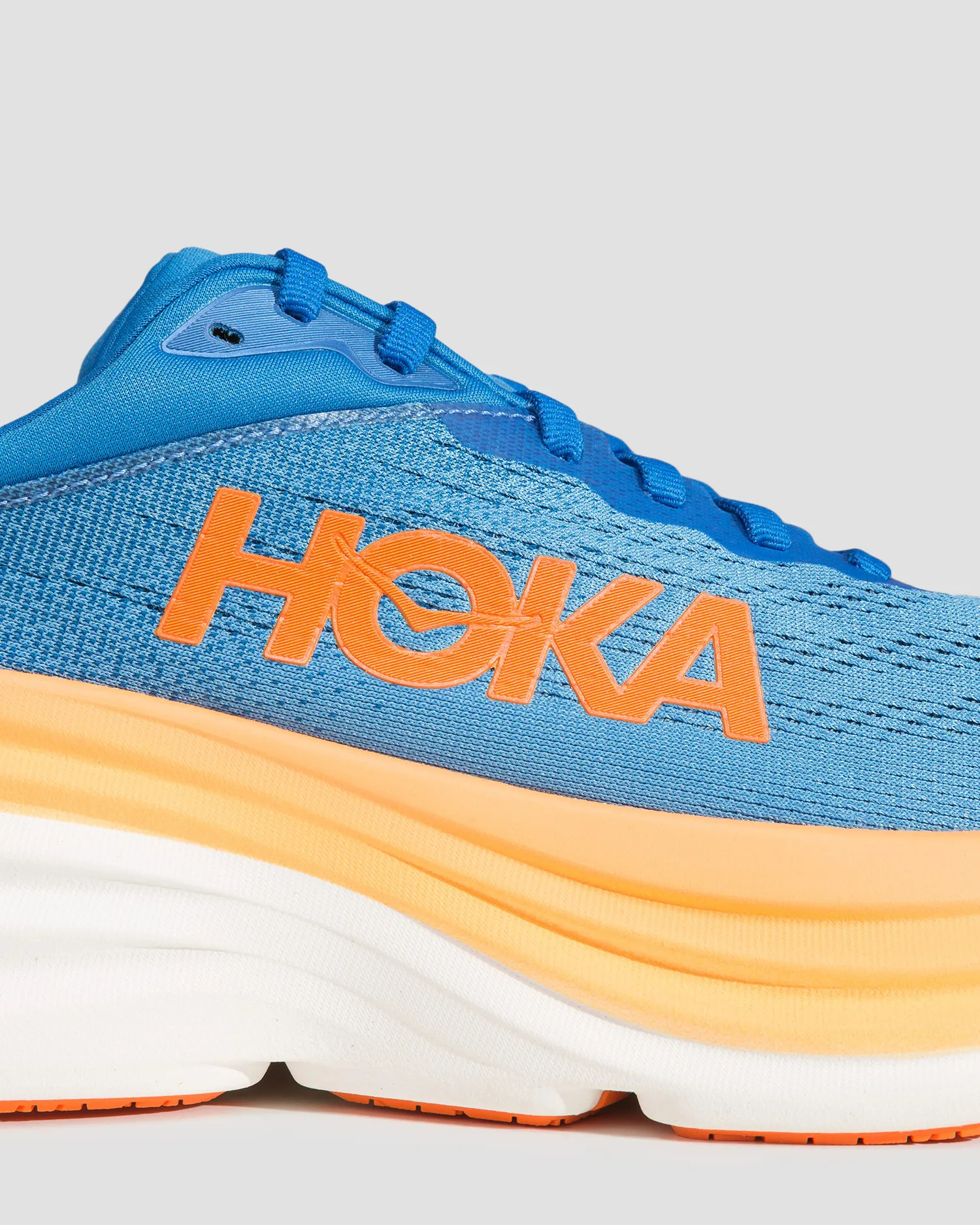 Scarpe da uomo Hoka Bondi 8 1123202-coastal-sky-vibrant-orange