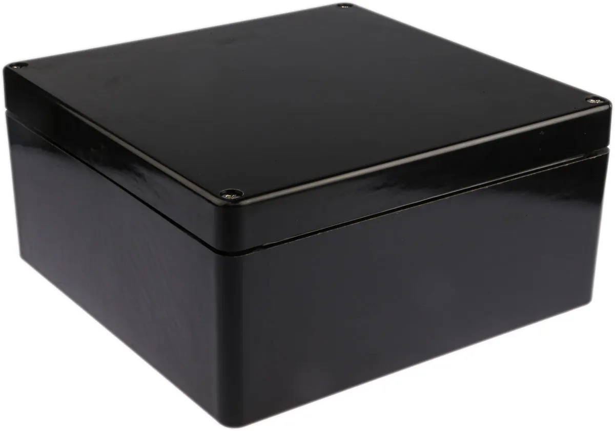 Scatola di derivazione RS PRO, Poliestere rinforzato con fibra di vetro Nero, 255 x 250 x 120mm, IP66