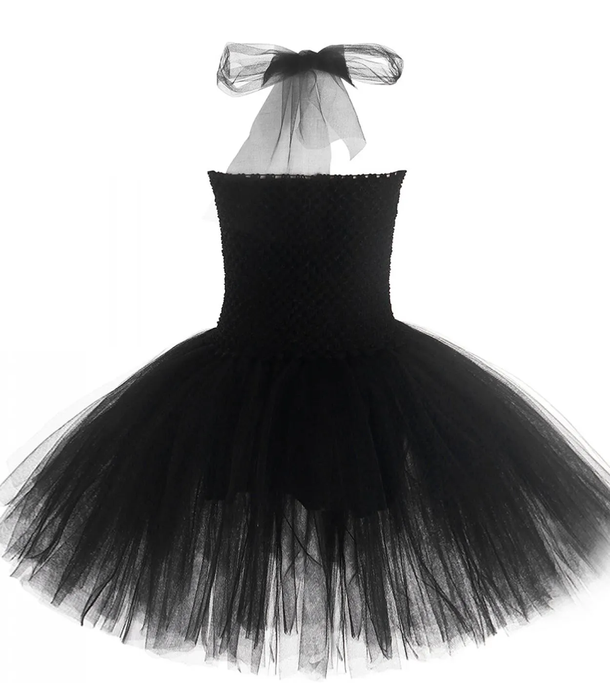 Scheletro di Halloween Sposa Cosutmes per ragazze Zombie Tutu Dress For Kids Spooky Scary Outfit Bambini Horror Pageant Ball