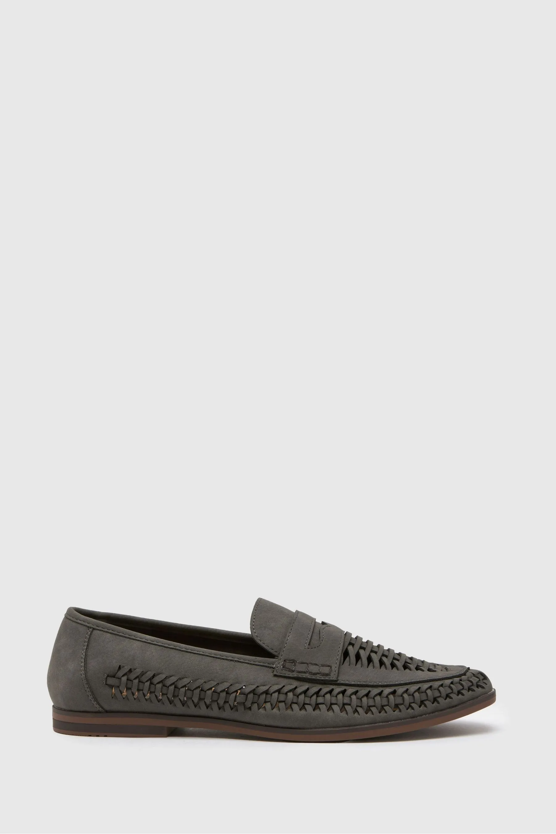 Schuh Grigio - Reem - Mocassini intessuti