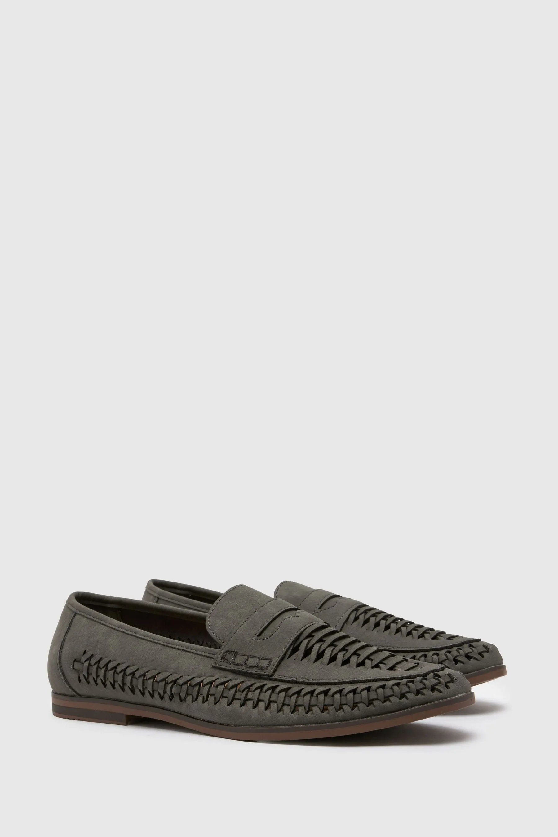 Schuh Grigio - Reem - Mocassini intessuti
