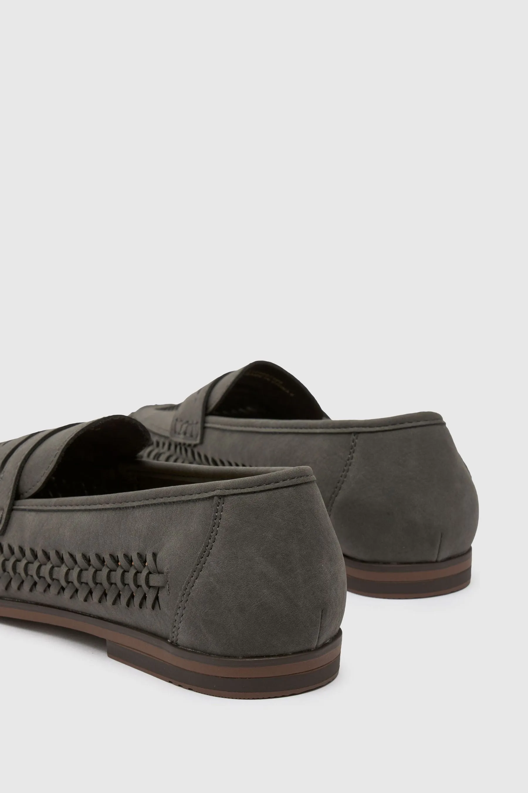 Schuh Grigio - Reem - Mocassini intessuti
