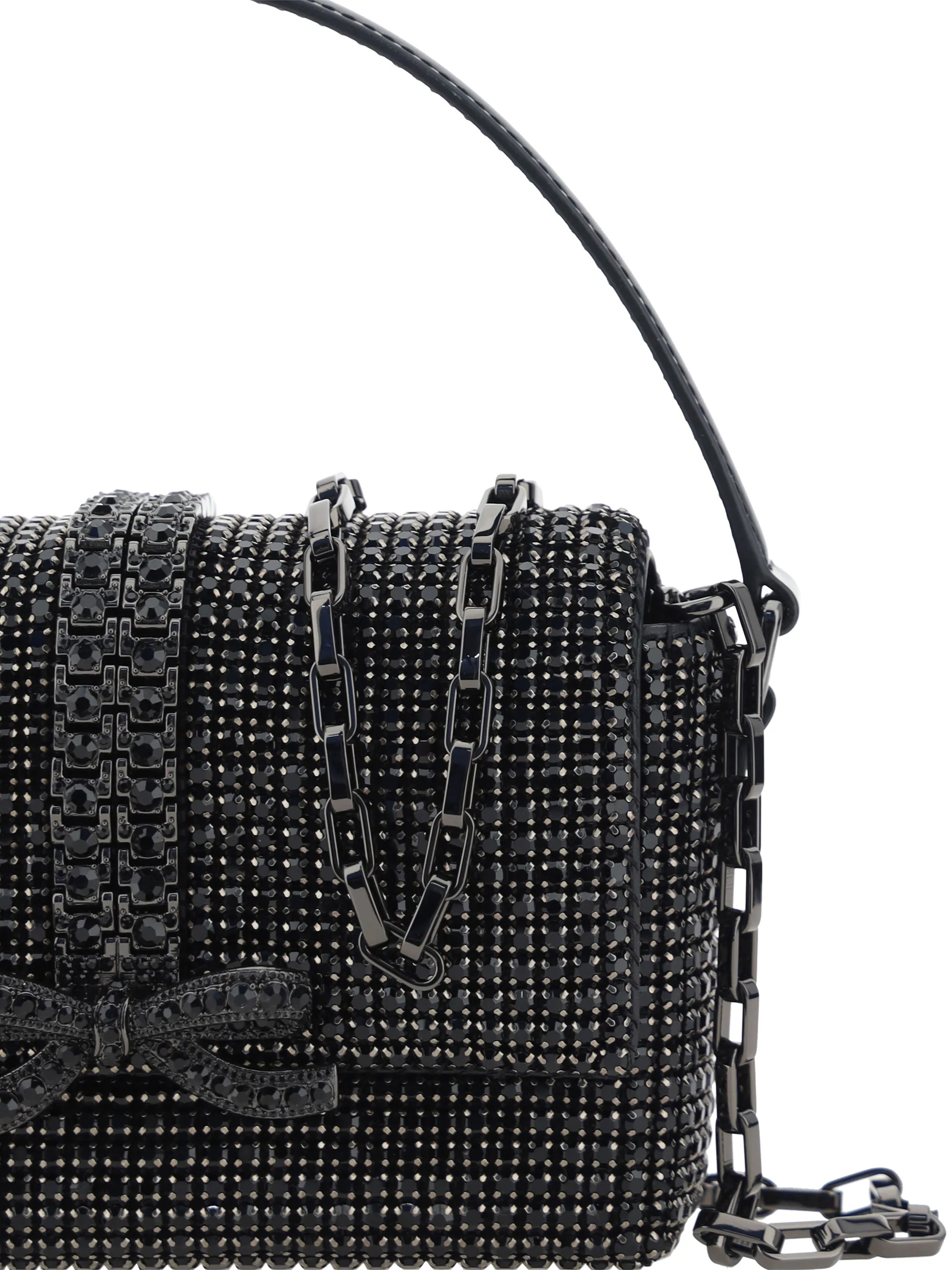     SELF-PORTRAIT  Borsa a Mano Baguette Strass