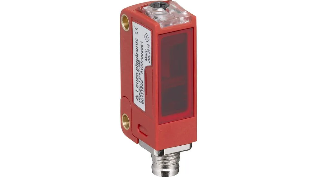 Sensore fotoelettrico Rettangolare Leuze, a diffusione, rilevamento 5 → 100 mm, uscita PNP