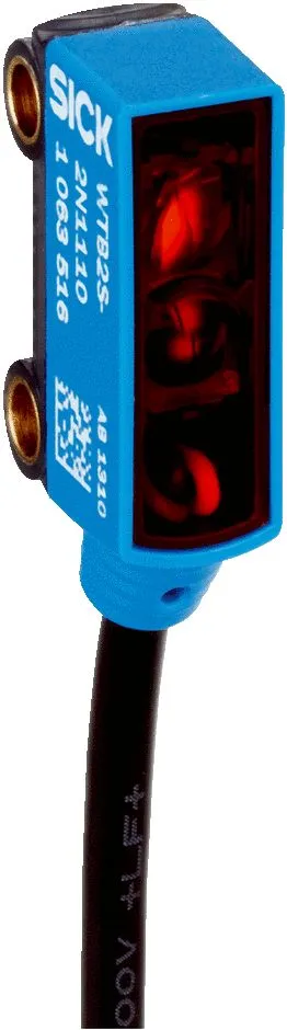 Sensore fotoelettrico Rettangolare SICK, a soppressione di sfondo, rilevamento 1 mm → 36 mm, uscita PNP