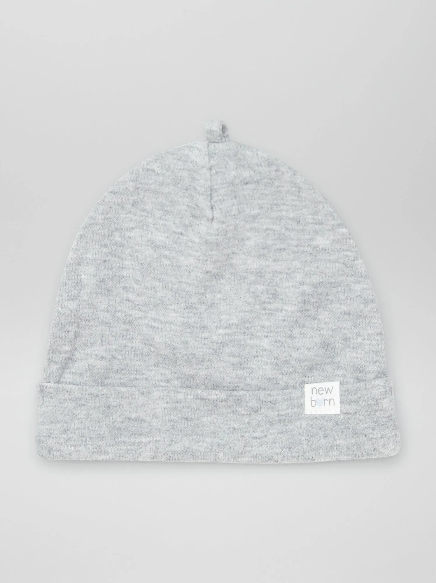 Set di 2 cuffiette neonato - GRIGIO