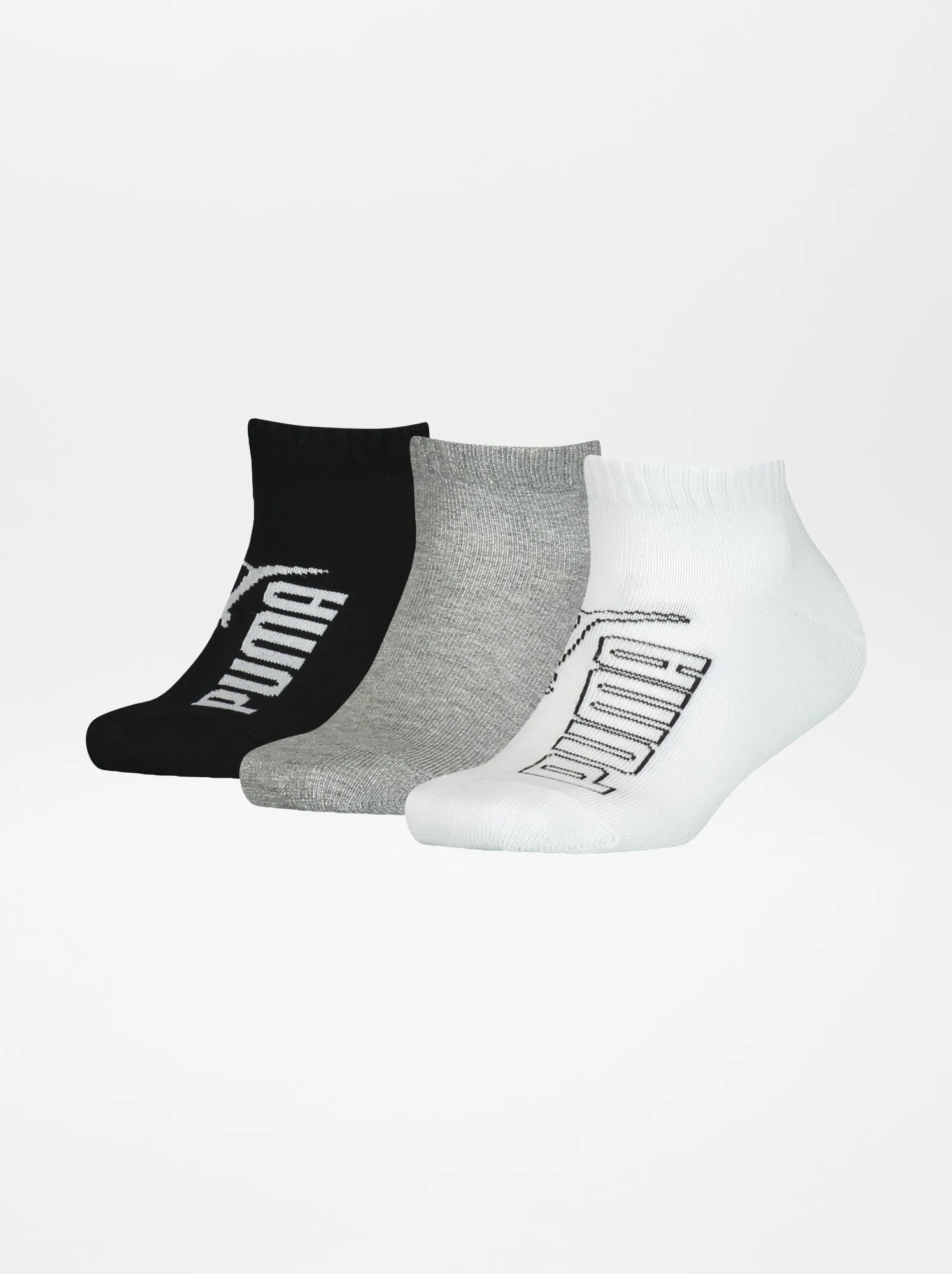 Set di 3 paia di calzini 'Puma' - BIANCO