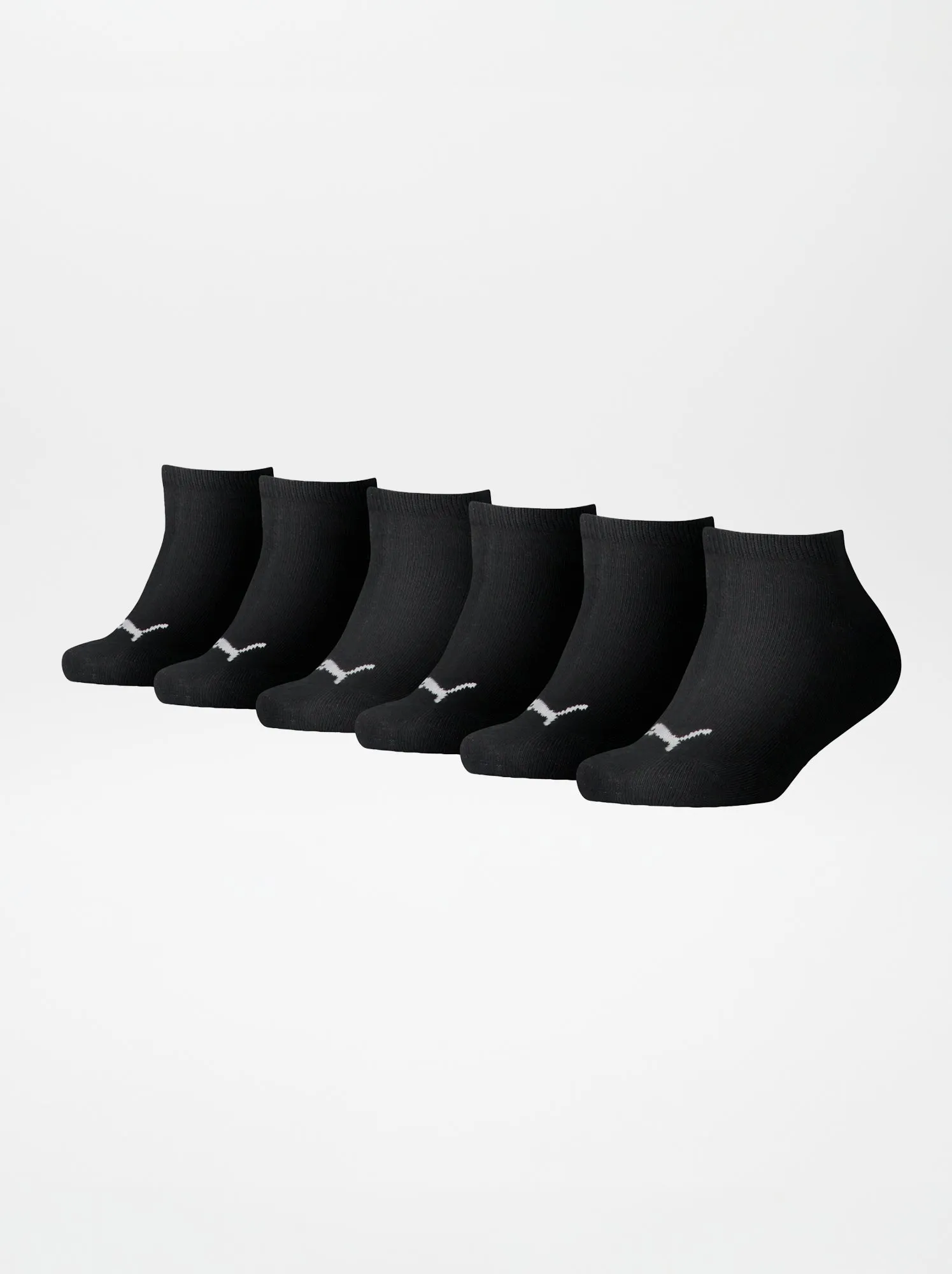 Set di 6 paia di calzini 'Puma' - NERO
