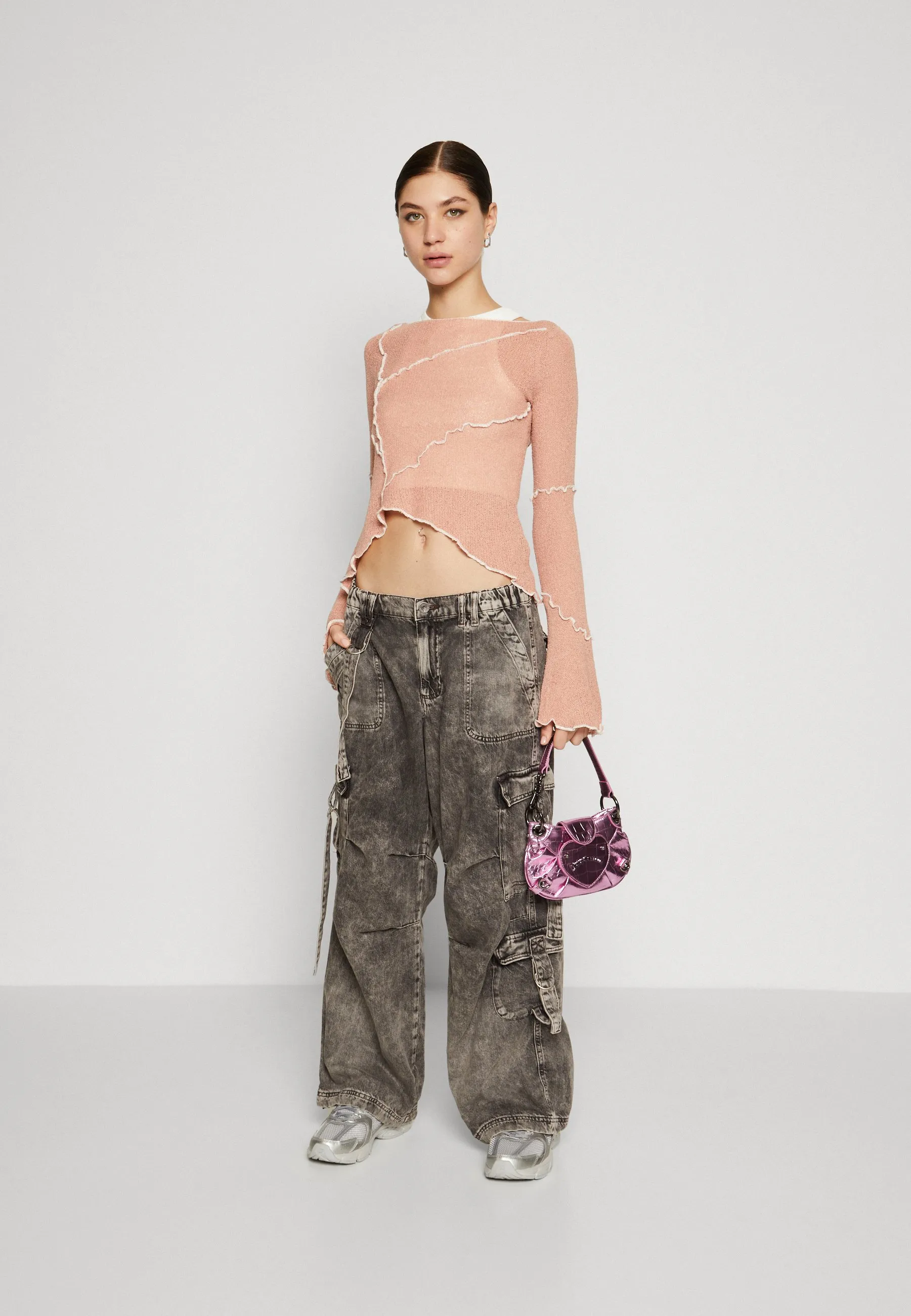 SHEER OVERLOCK SEAM - Maglione