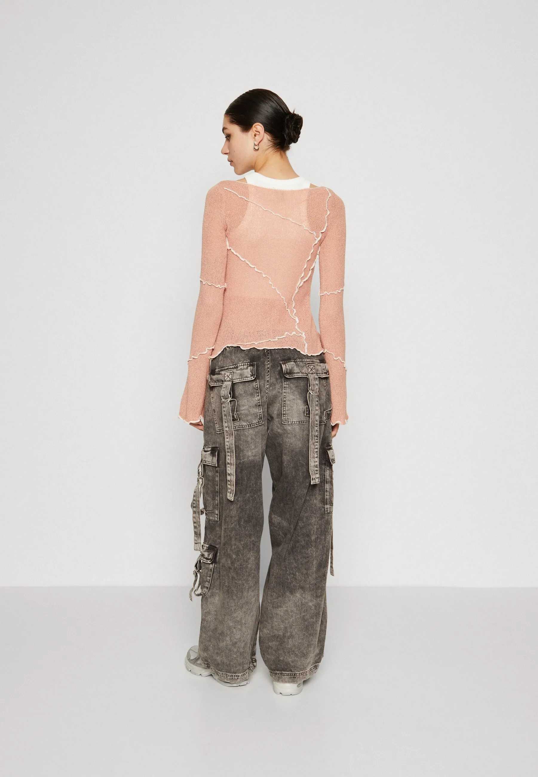 SHEER OVERLOCK SEAM - Maglione