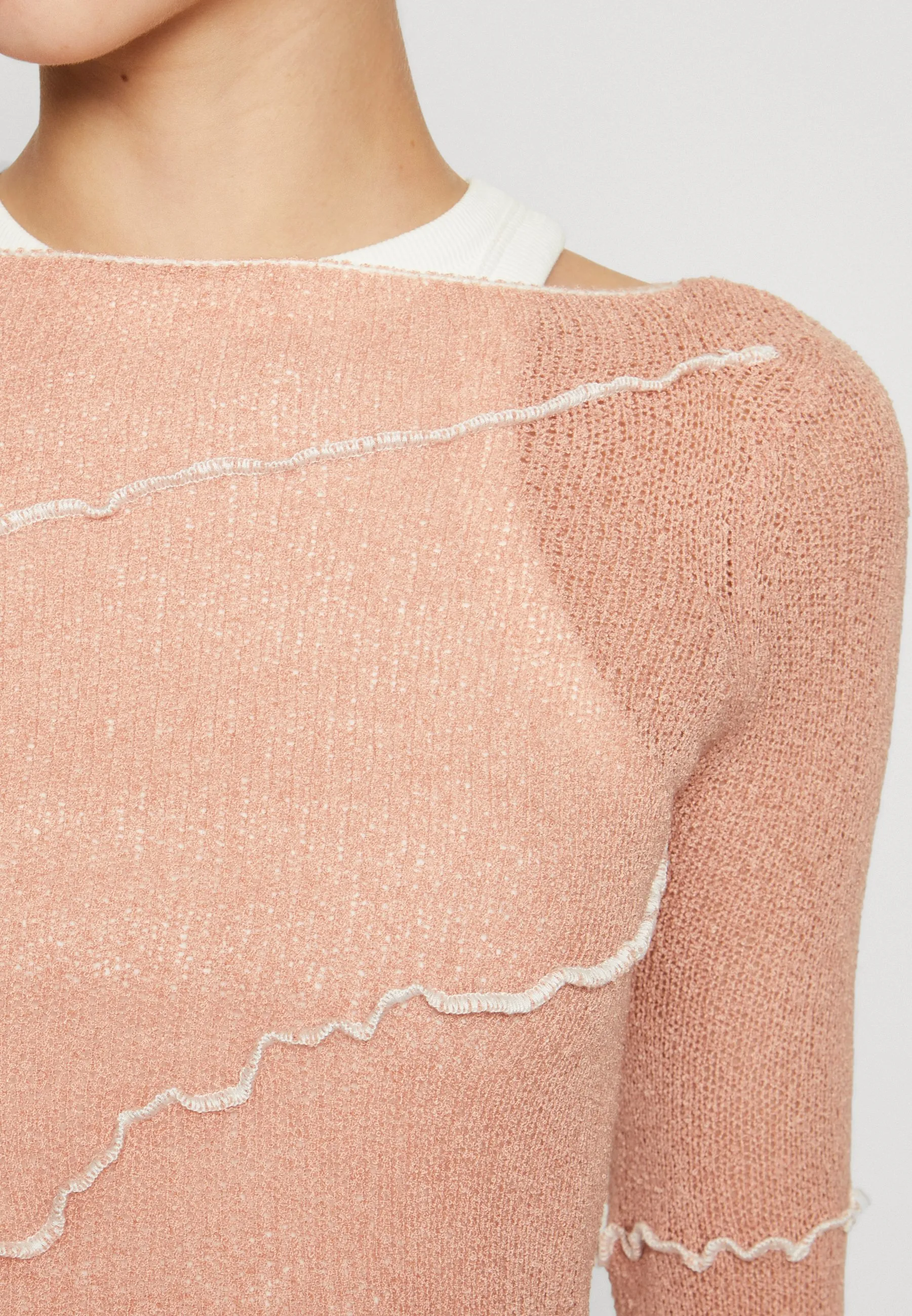 SHEER OVERLOCK SEAM - Maglione
