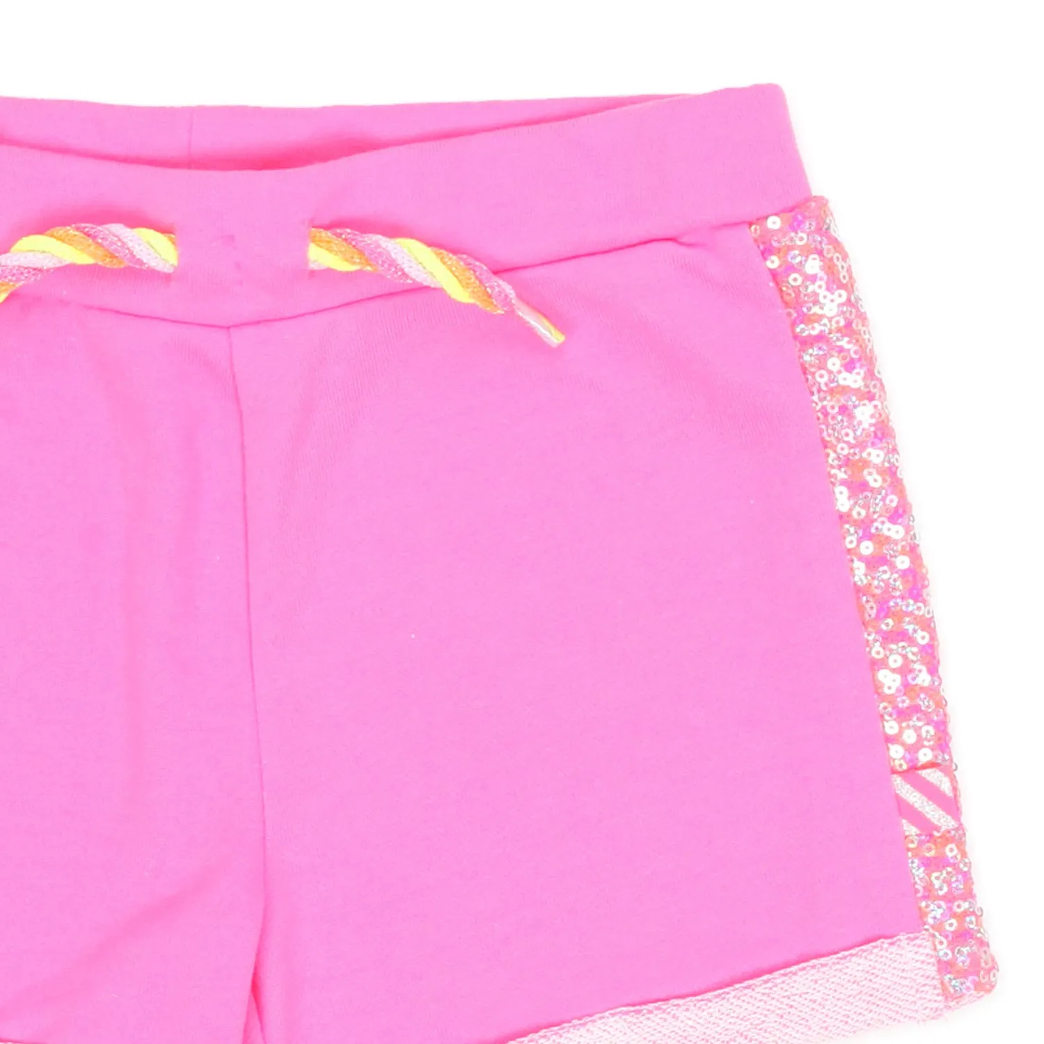 Shorts Fucsia Fluo E Glitter Bambina