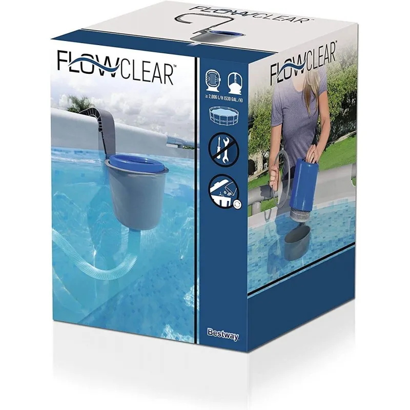 SKIMMER PISCINA FUORITERRA DA PARETE PER POMPA FILTRO 2006 L/H 58233