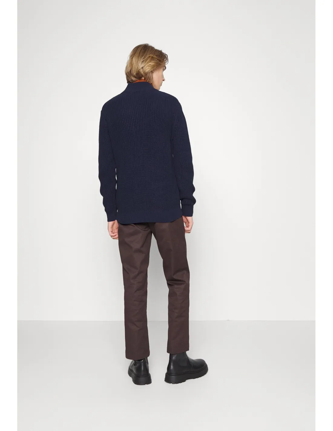 SLHJORDY LS KNIT ZIP CARDIGAN W