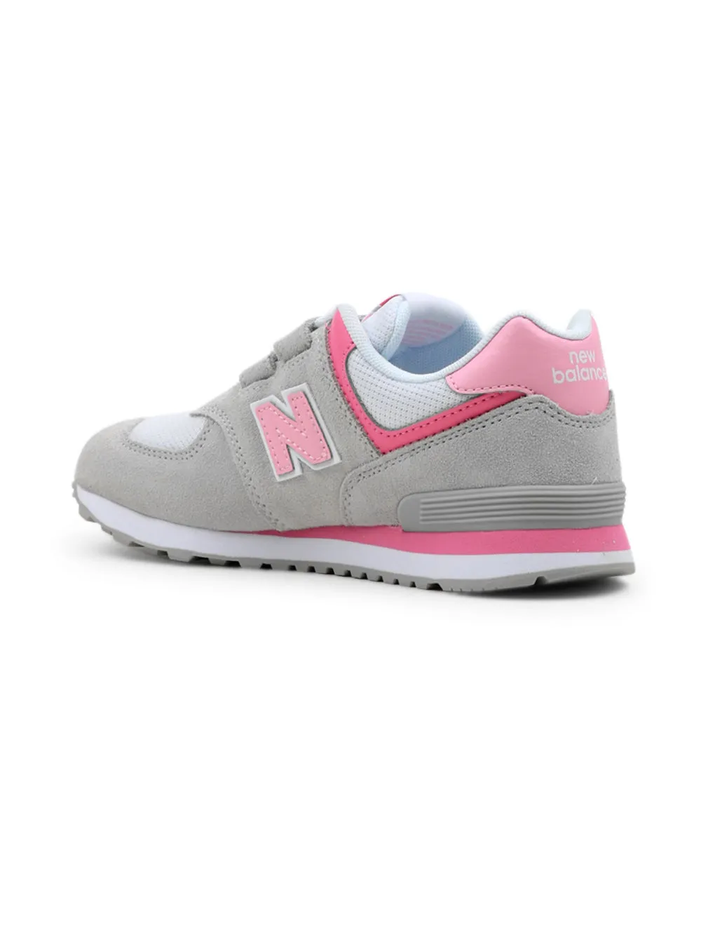 Sneakers basse bambino 574 Velcro Grigio