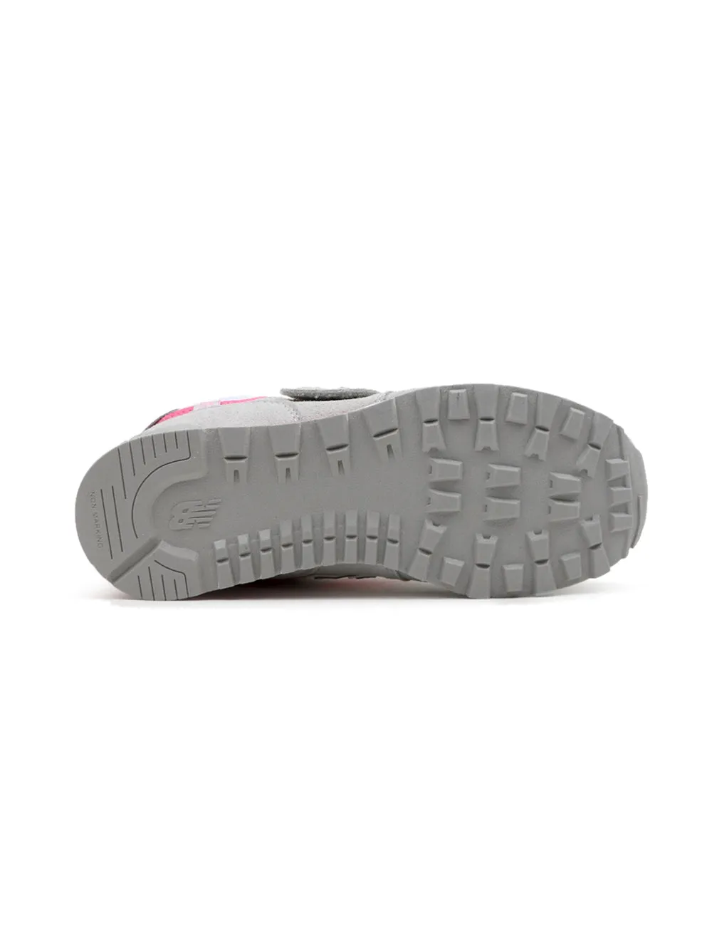 Sneakers basse bambino 574 Velcro Grigio