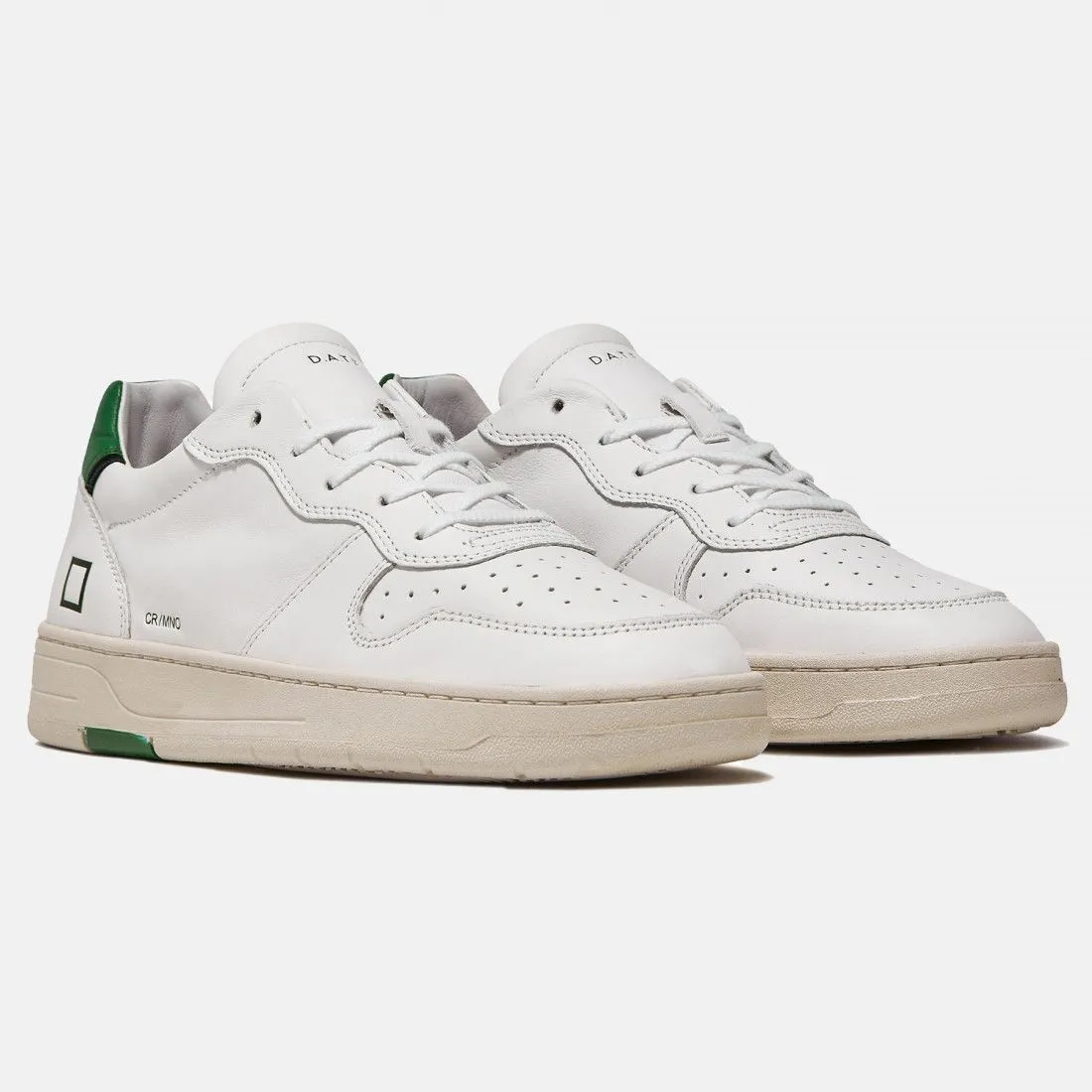 SNEAKERS Uomo DATE M997-CR-CA-WG - COURT CALF WHITE GREEN
