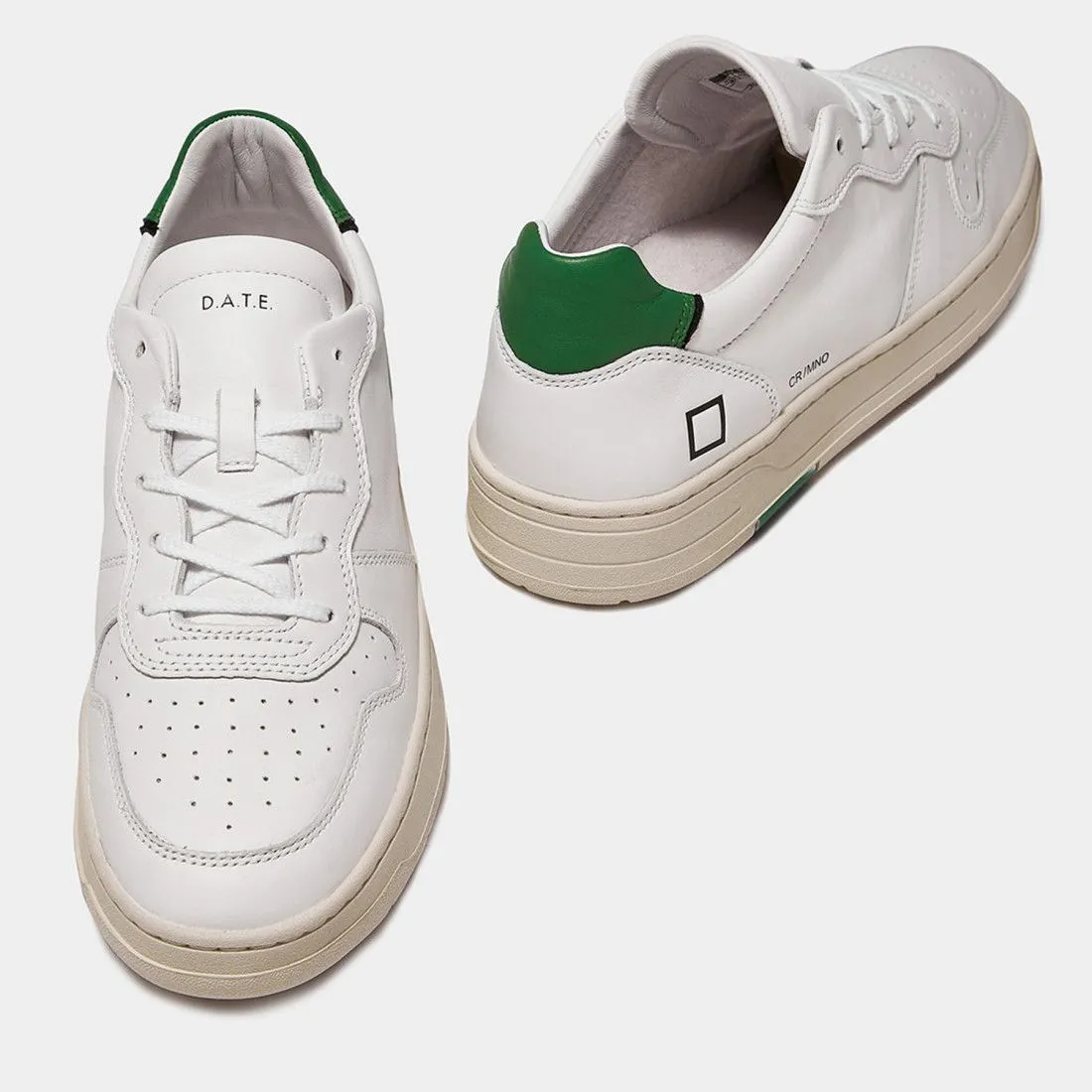 SNEAKERS Uomo DATE M997-CR-CA-WG - COURT CALF WHITE GREEN