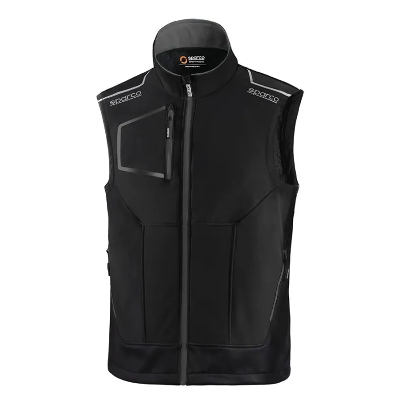 Sparco ILLINOIS gilet tecnico nero/grigio scuro