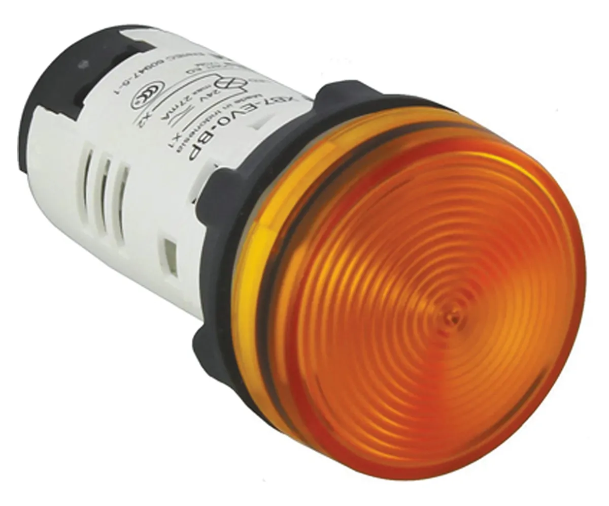 Spia XB7EV08MP, LED, foro 22mm, Montaggio a pannello, , IP20, IP65