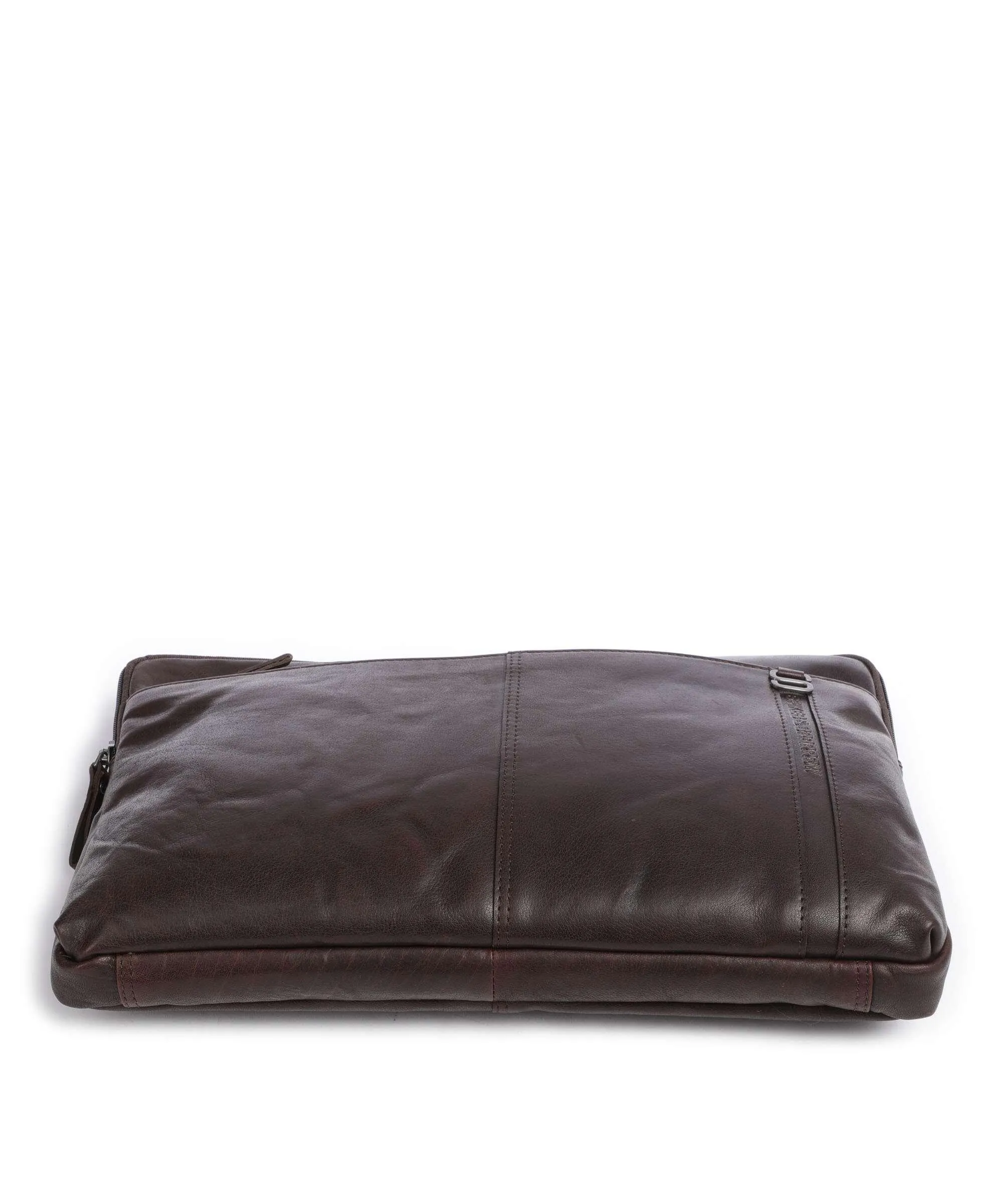  Spikes & Sparrow Bronco Borsa porta pc 15″ pelle a grana fine marrone scuro  