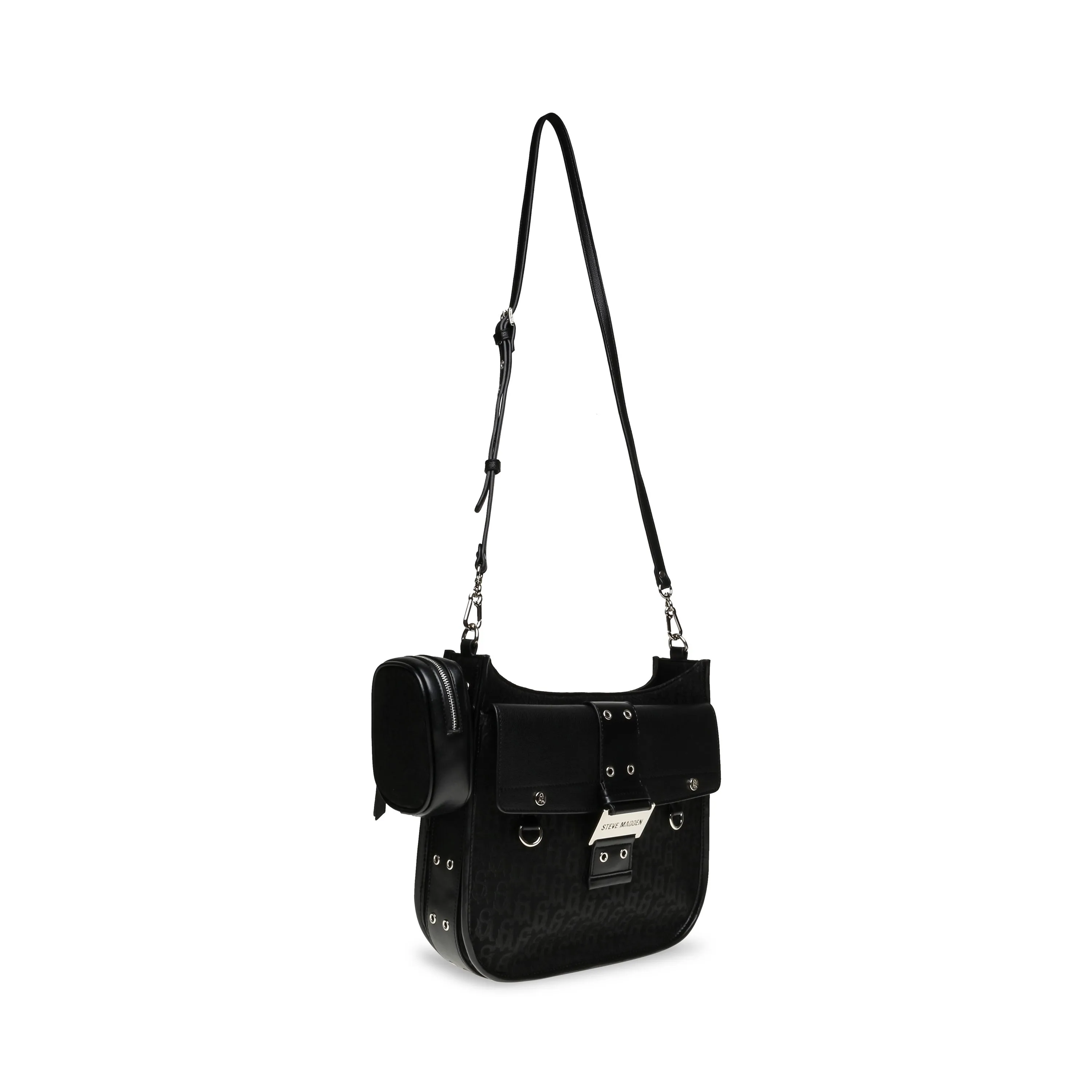 Steve Madden BAuto Black - Borsa a Tracolla Nera    