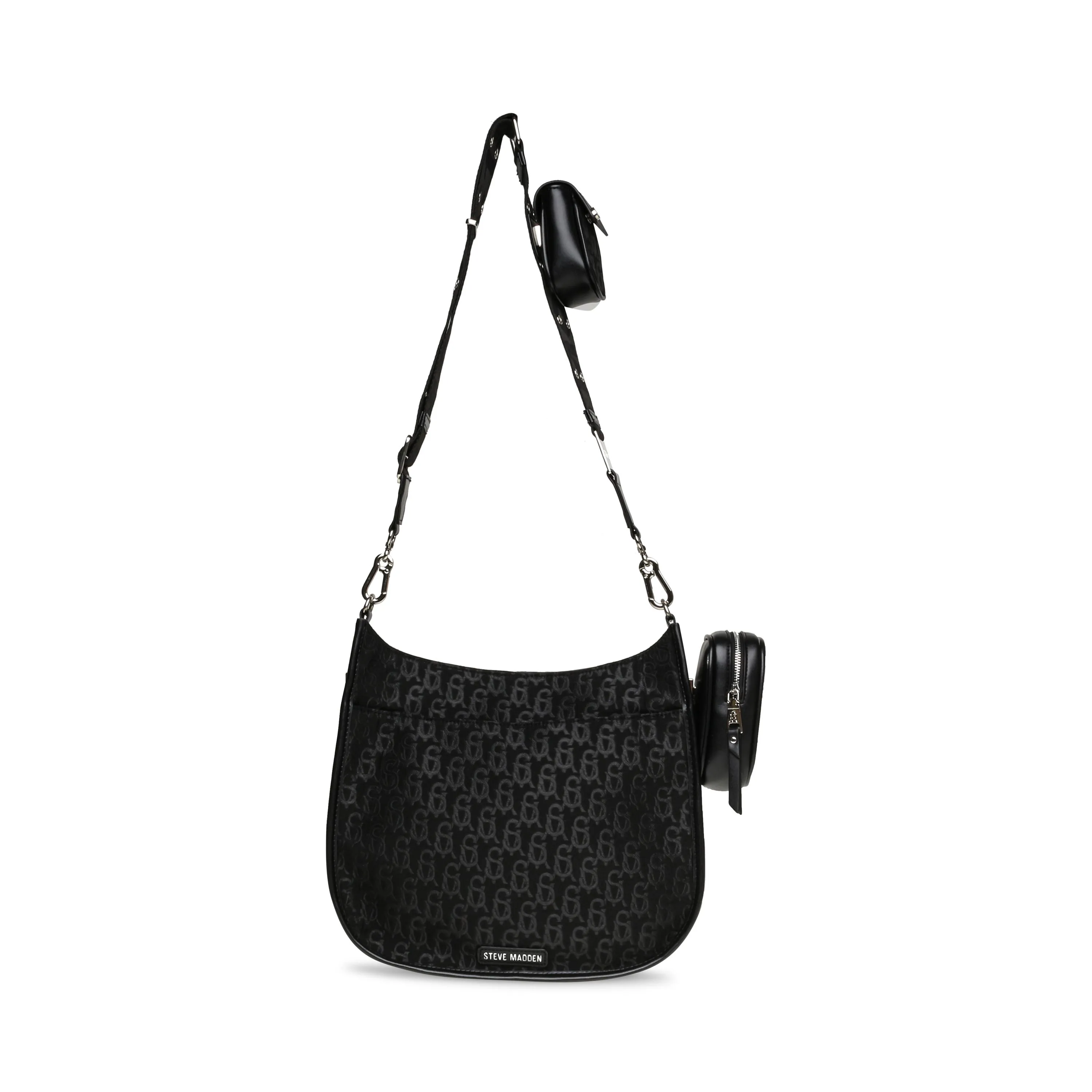 Steve Madden BAuto Black - Borsa a Tracolla Nera    