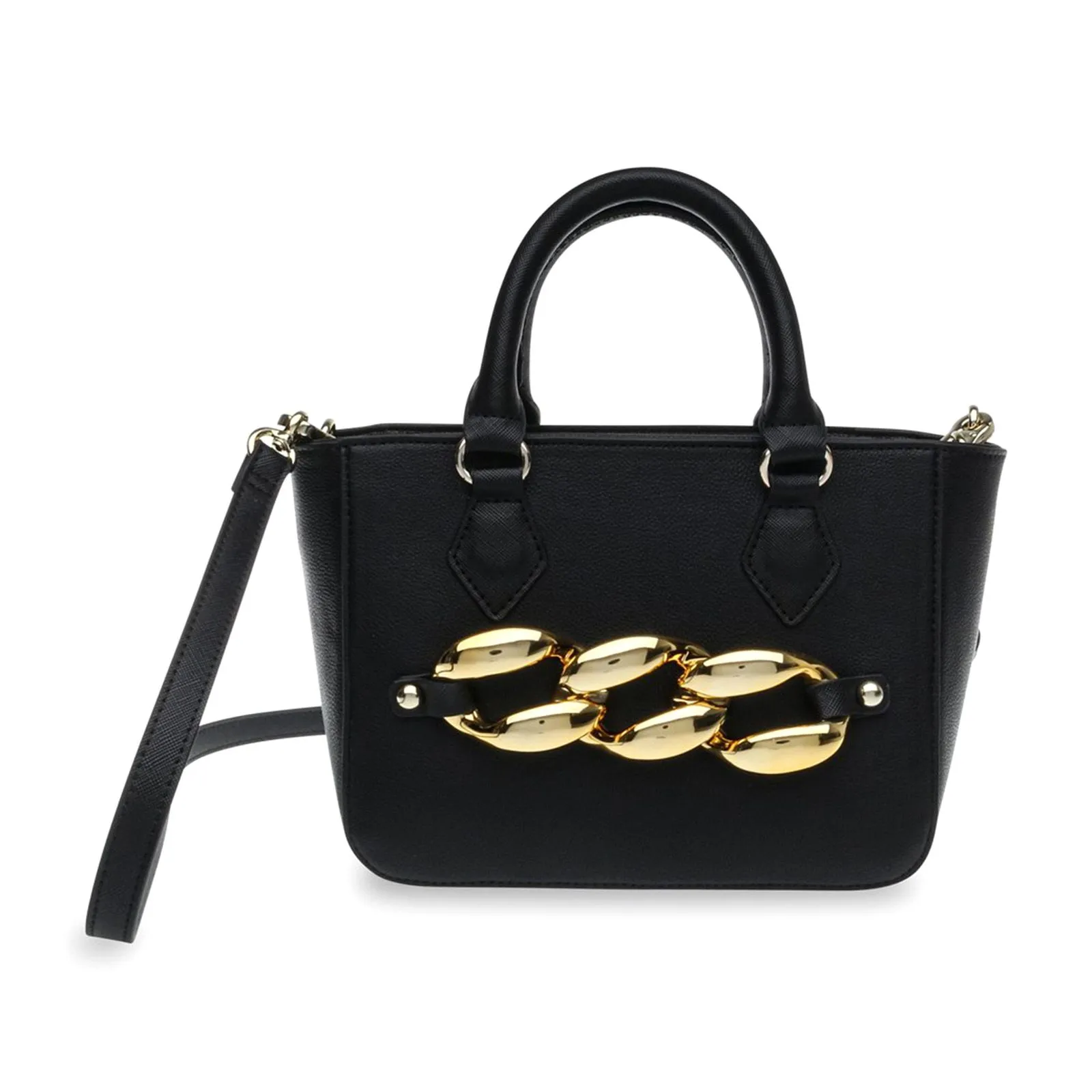 Steve Madden Chainz - Borsa a Tracolla Nera    