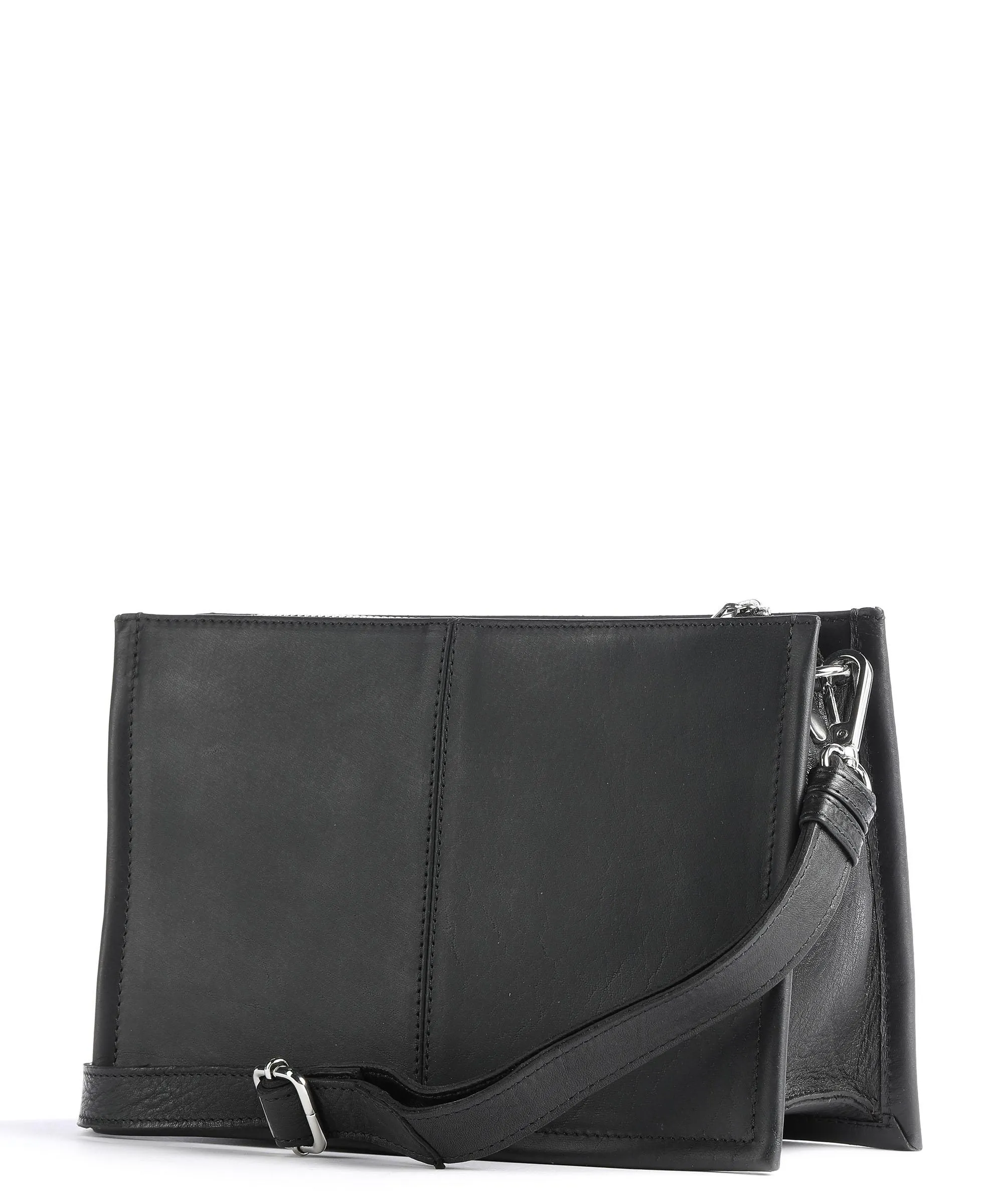  Still Nordic Aggie Aggie Borsa a tracolla pelle liscia nero  