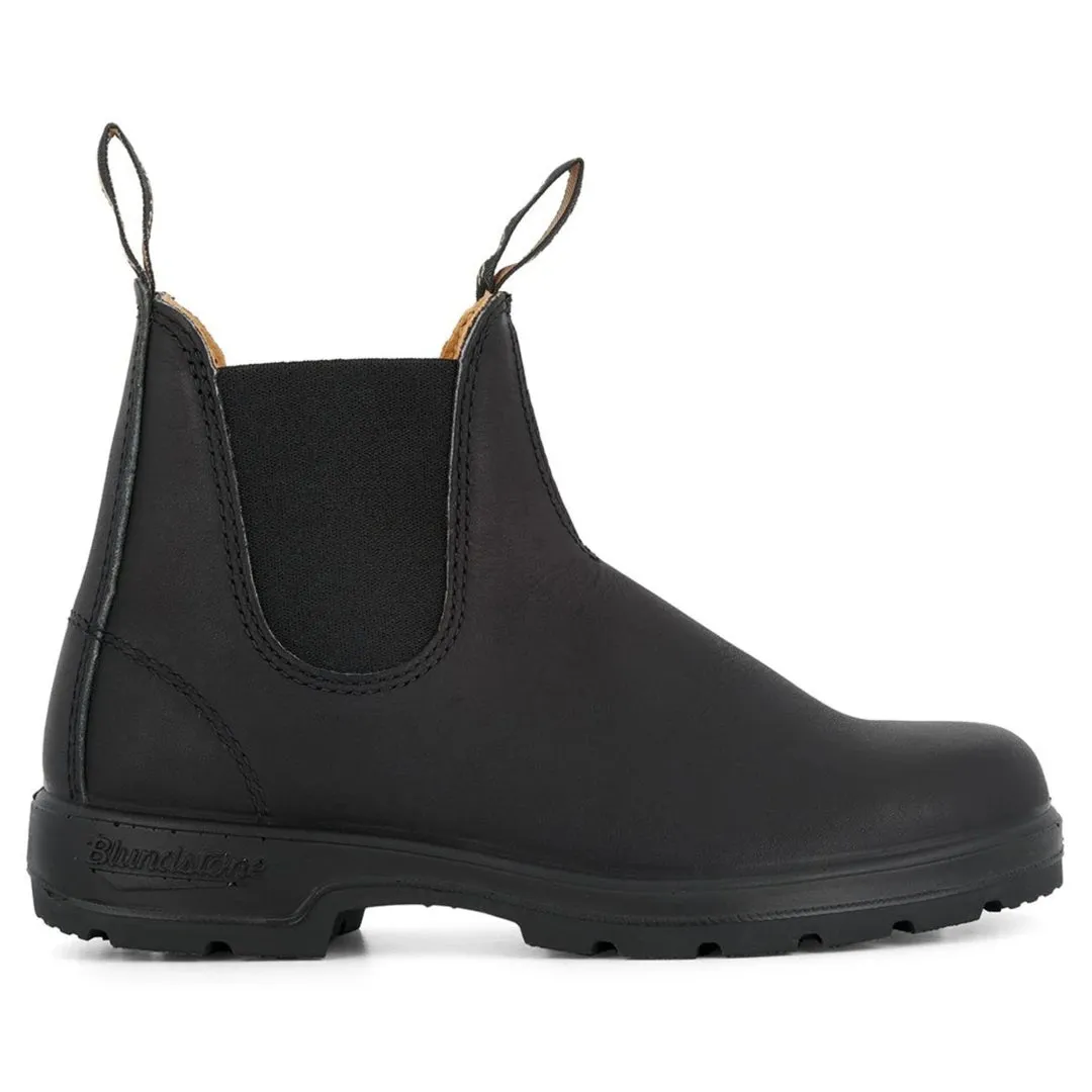 Stivaletti Unisex Blundstone 558 Vera Pelle Nera Stile Chelsea Classico