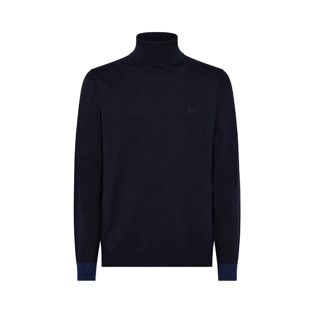 Sun 68 Maglione Dolcevita Blu Uomo
