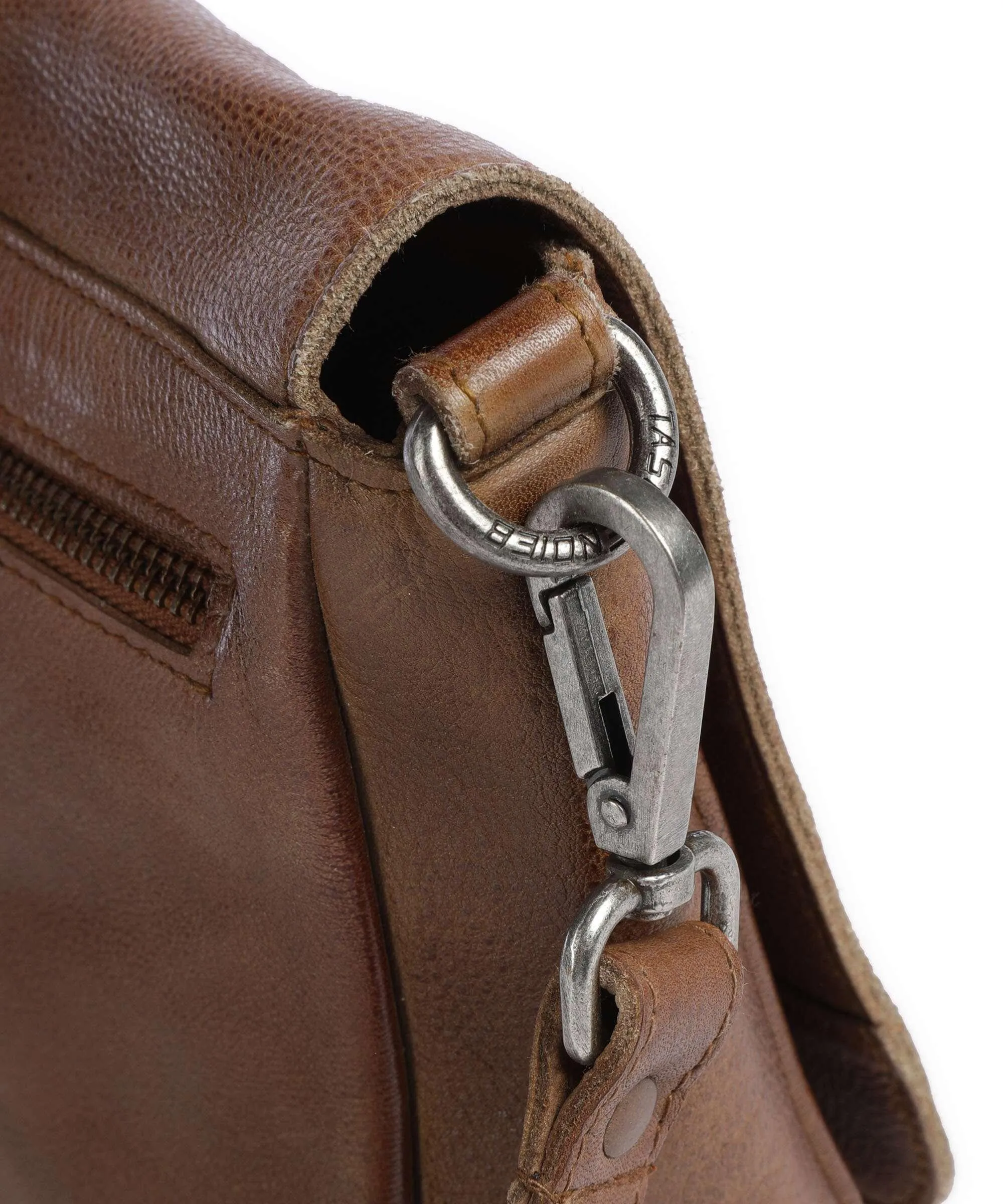 Taschendieb Wien Versöhnungsstraße 3 Borsa a tracolla pelle di vacchetta grana marrone  