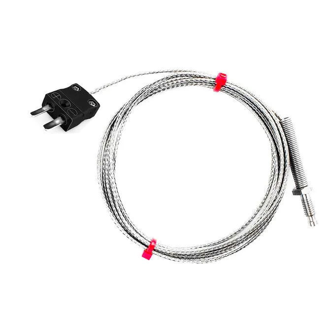 Termocoppia ugello tipo J, Ø sonda M6 x 1mm, lungh. sonda 1m, +350°C