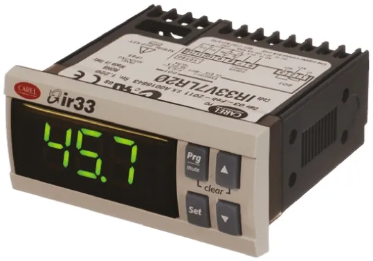 Termoregolatori PID Carel IR33, 115 → 230 V c.a., 76.2 x 34.2mm, 4 uscite Relè