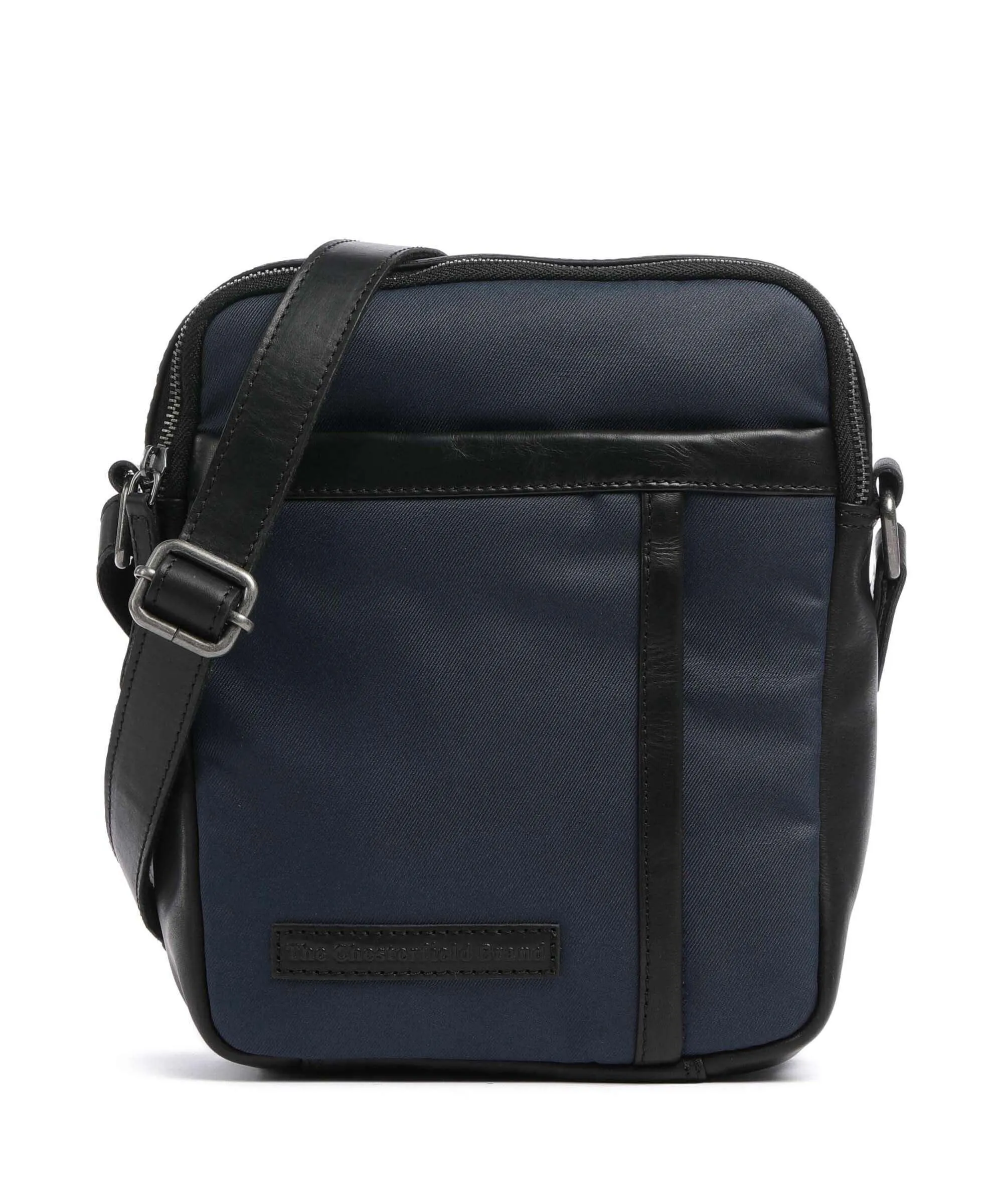  The Chesterfield Brand Fusion Arendal Borsa a tracolla nylon, pelle navy  