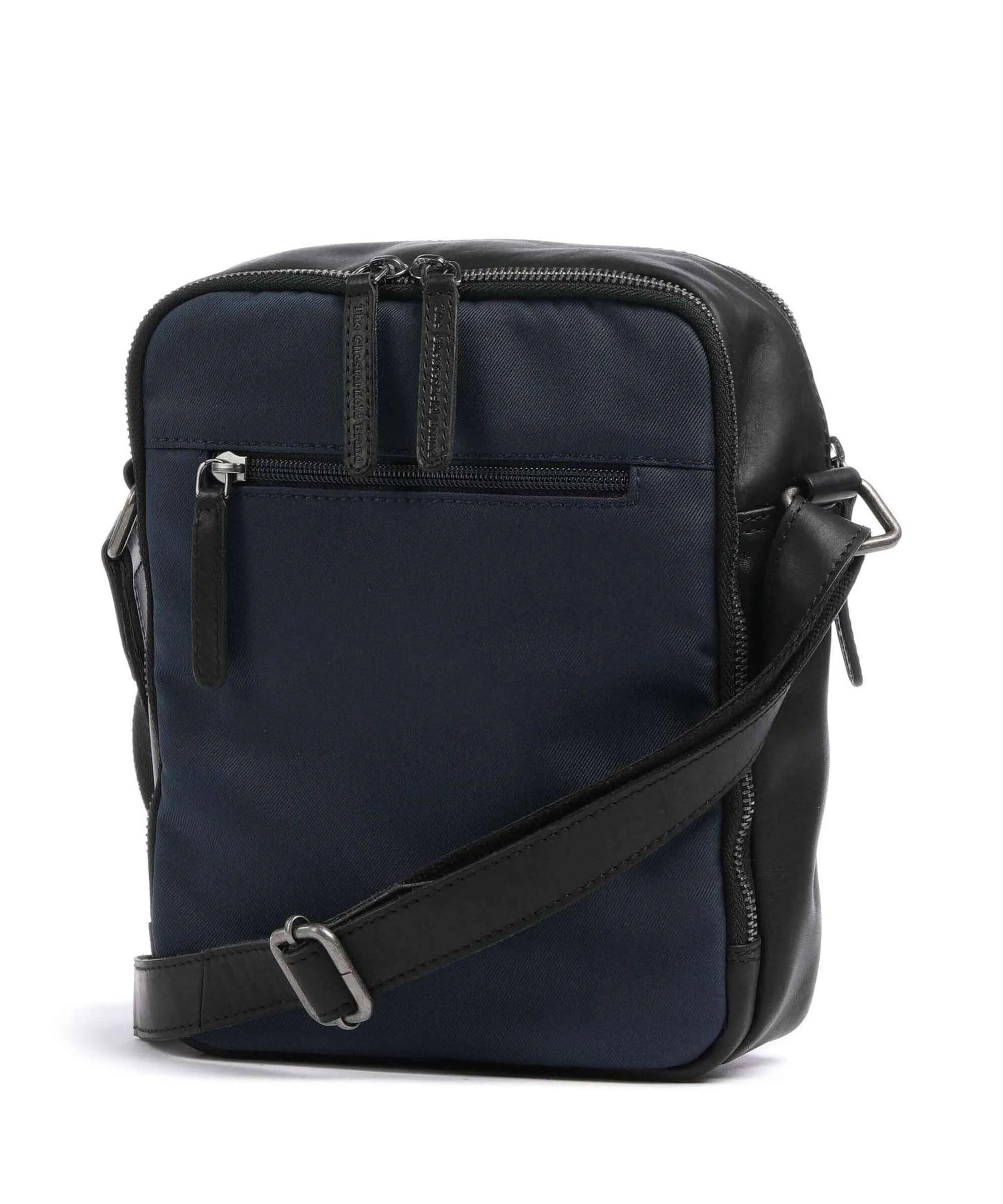  The Chesterfield Brand Fusion Arendal Borsa a tracolla nylon, pelle navy  