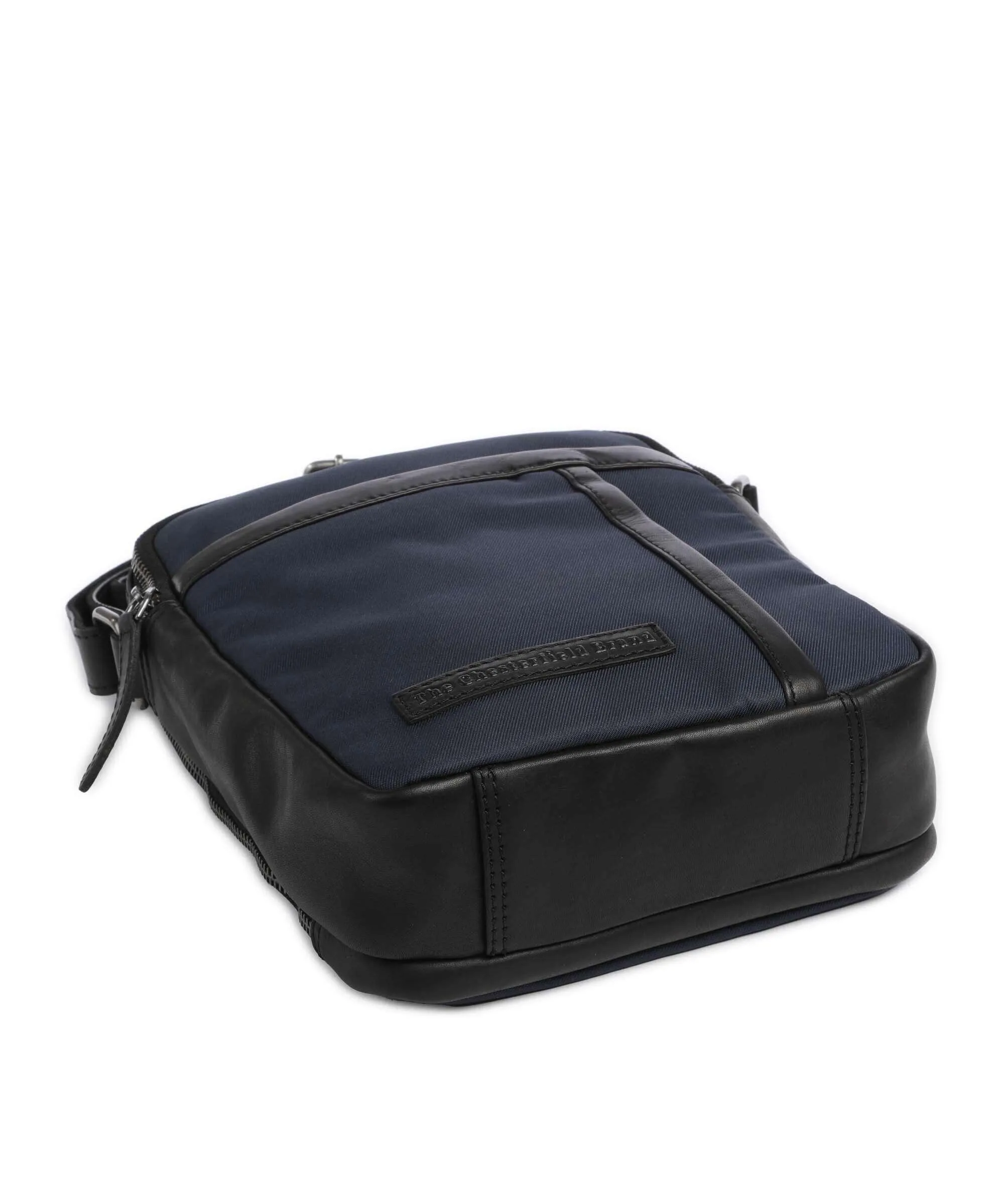  The Chesterfield Brand Fusion Arendal Borsa a tracolla nylon, pelle navy  