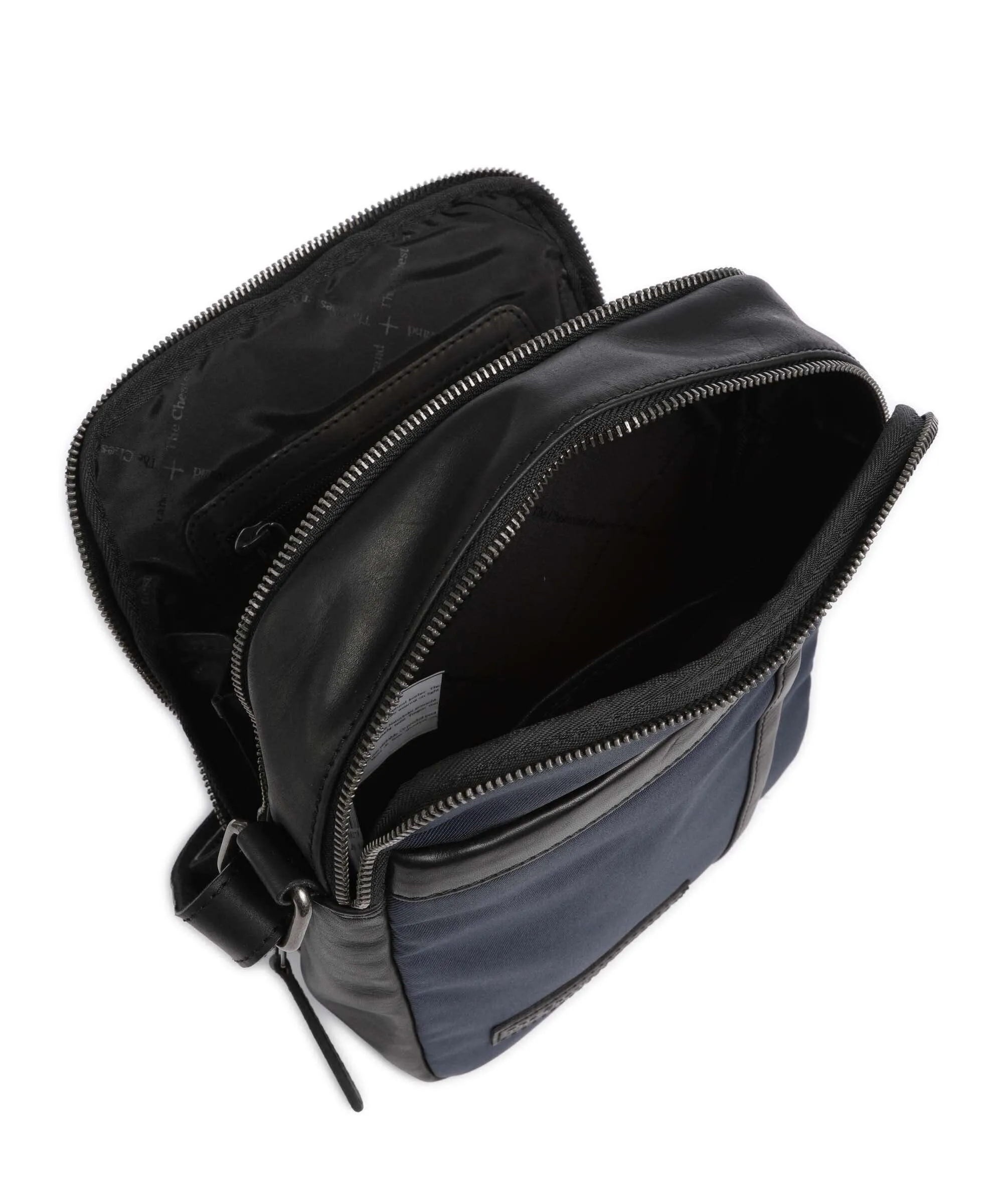 The Chesterfield Brand Fusion Arendal Borsa a tracolla nylon, pelle navy  